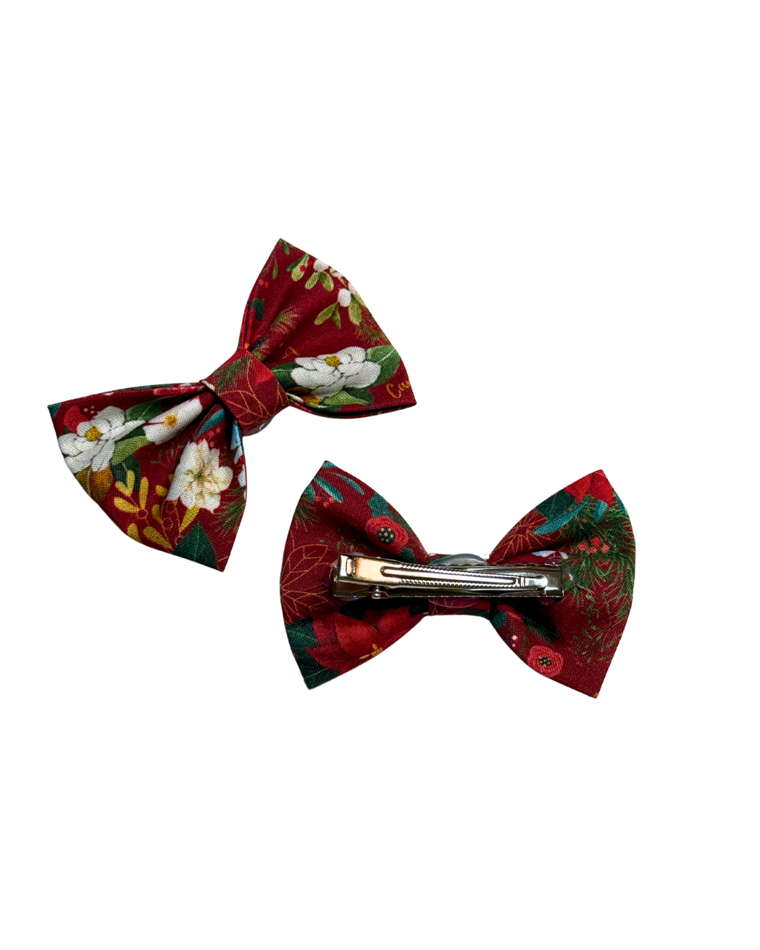 Accessories are a Must Hair Bows - Crimson Winter Garden or Evergreen Sleigh Ride