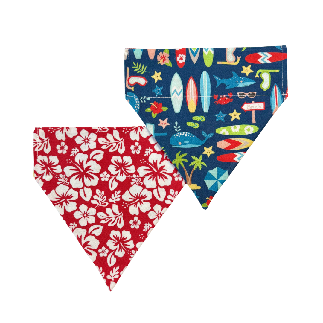 Intermission Wardrobe Change Reversible Bandana - Surf Club Honolulu & Aloha