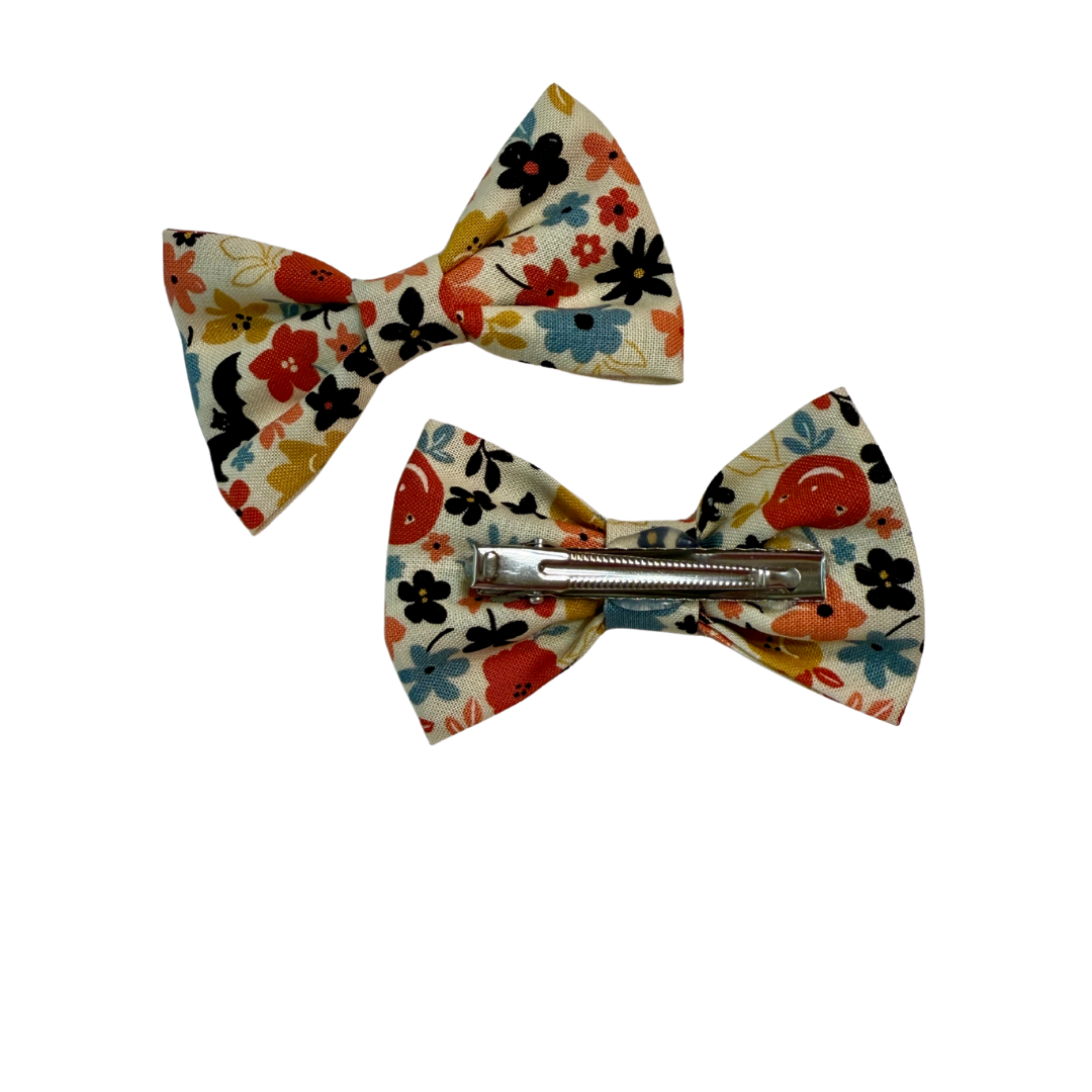 Accessories are a Must Hair Bows - Bats & Blooms or Pumpkin Sprinkles