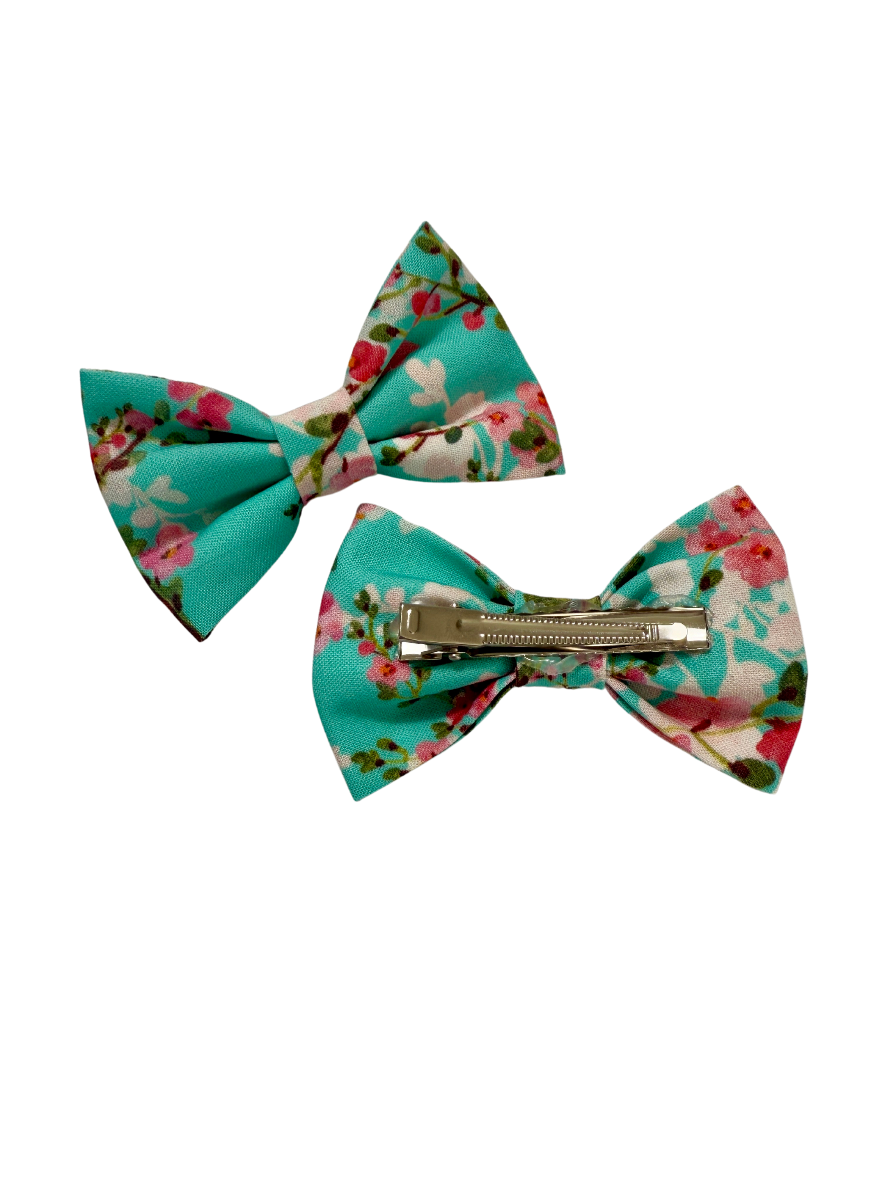 Accessories are a Must Hair Bows - Sakura Skies & Cherry Blossom Confetti