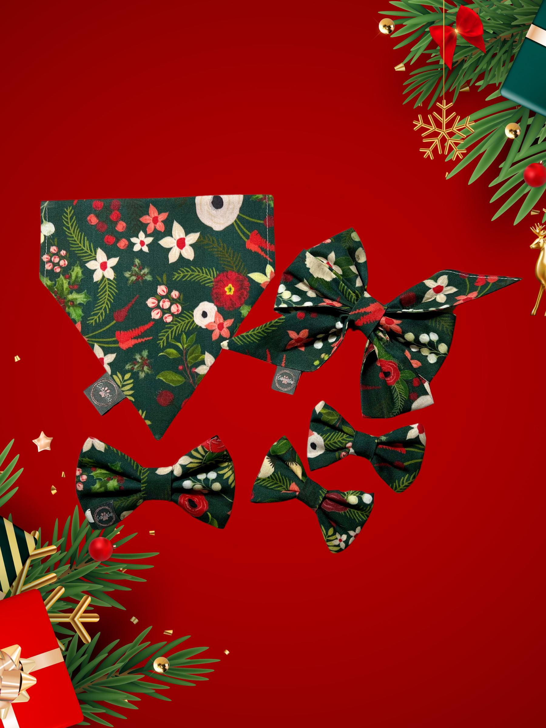 Dress to Impress Bow Tie - Winter Blooms