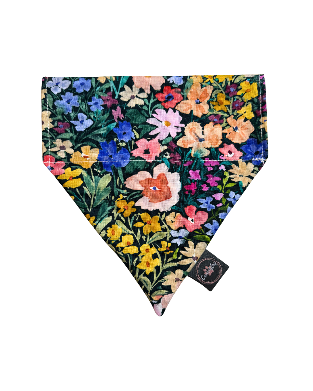 Intermission Wardrobe Change Reversible Bandana - Wildflower Meadow & Carolina Sky Gingham