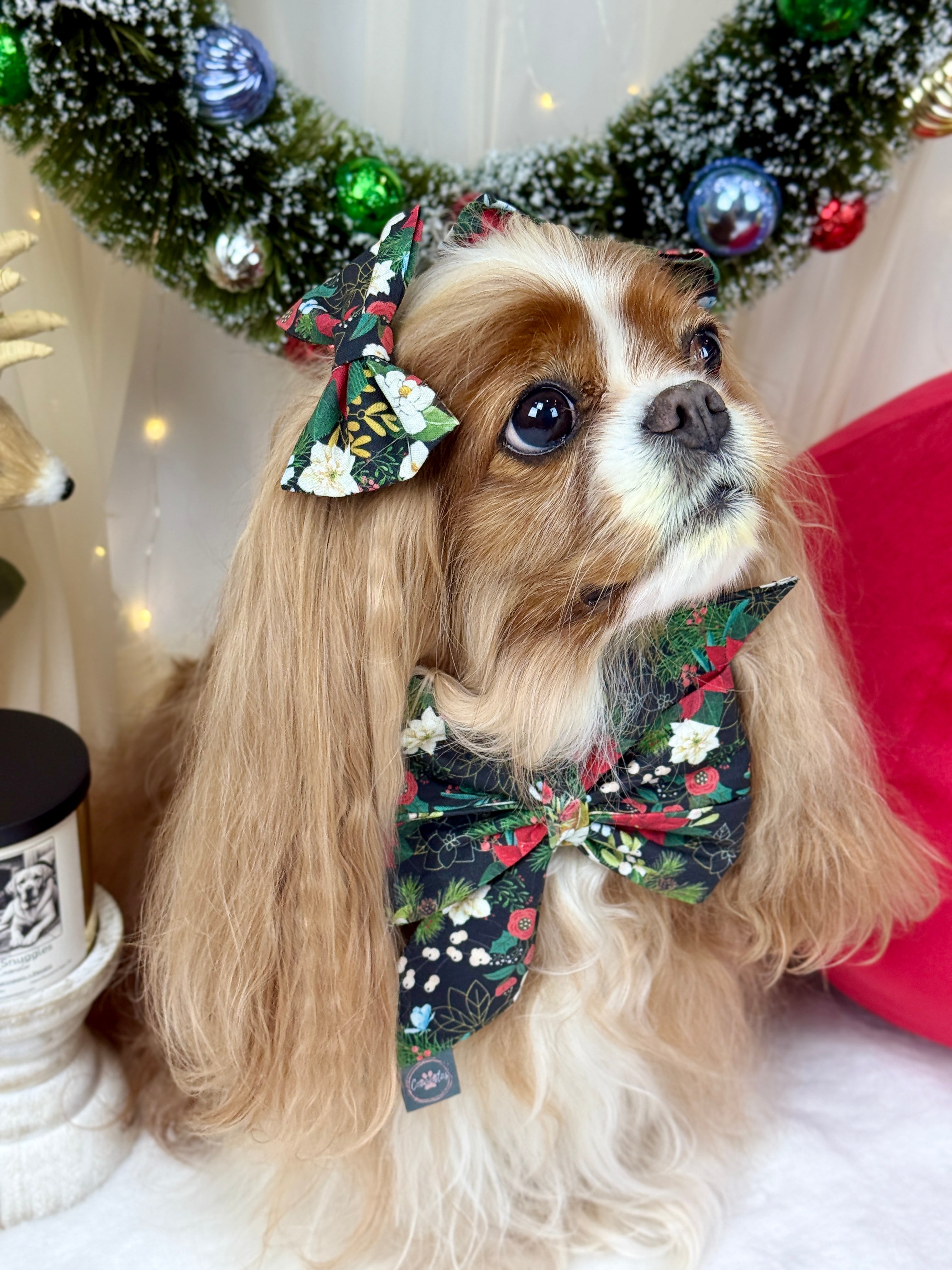 Accessories are a Must Hair Bows - Midnight Winter Garden or Twilight Sleigh Ride