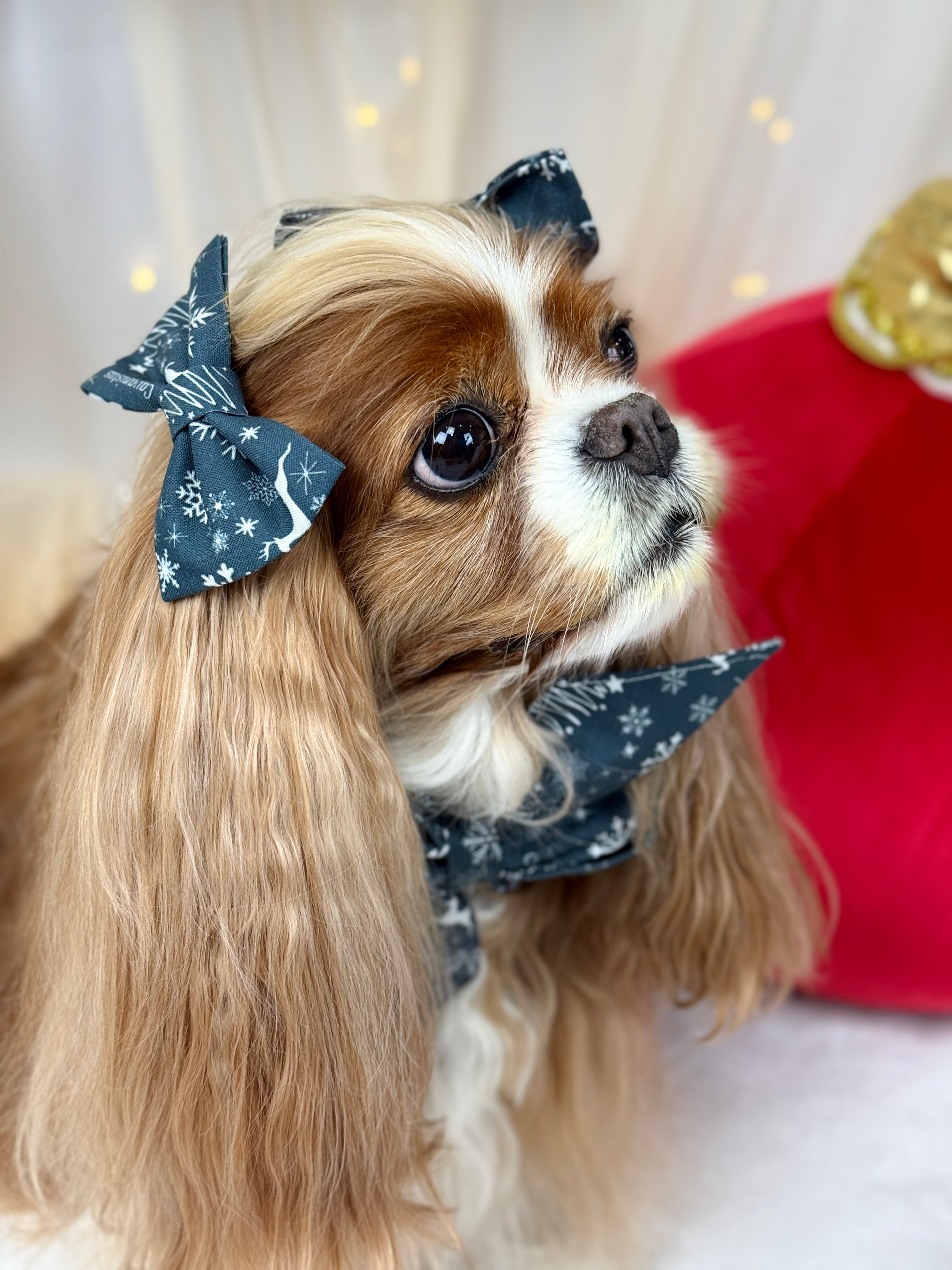 Accessories are a Must Hair Bows - Midnight Winter Garden or Twilight Sleigh Ride
