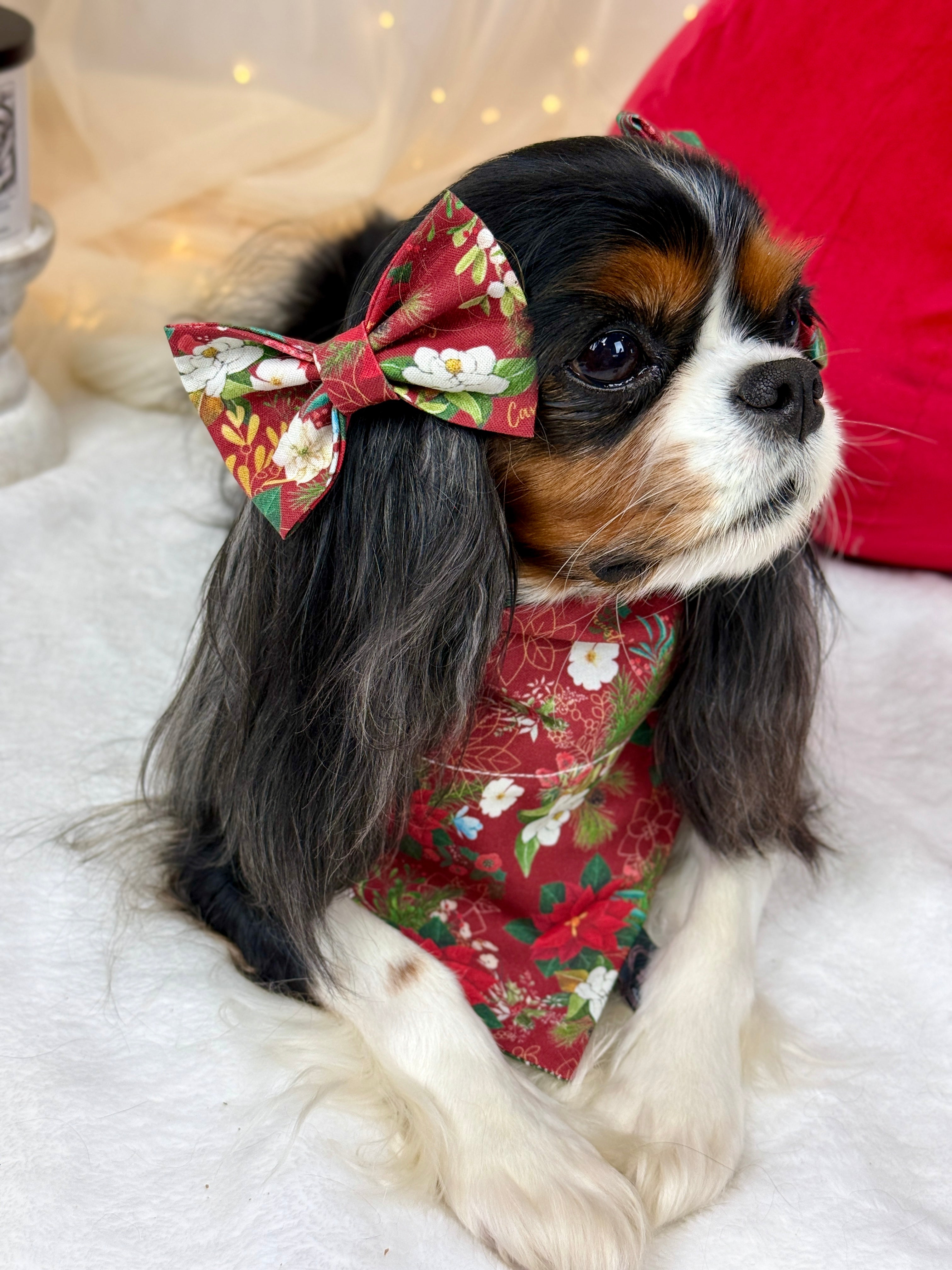 Accessories are a Must Hair Bows - Crimson Winter Garden or Evergreen Sleigh Ride