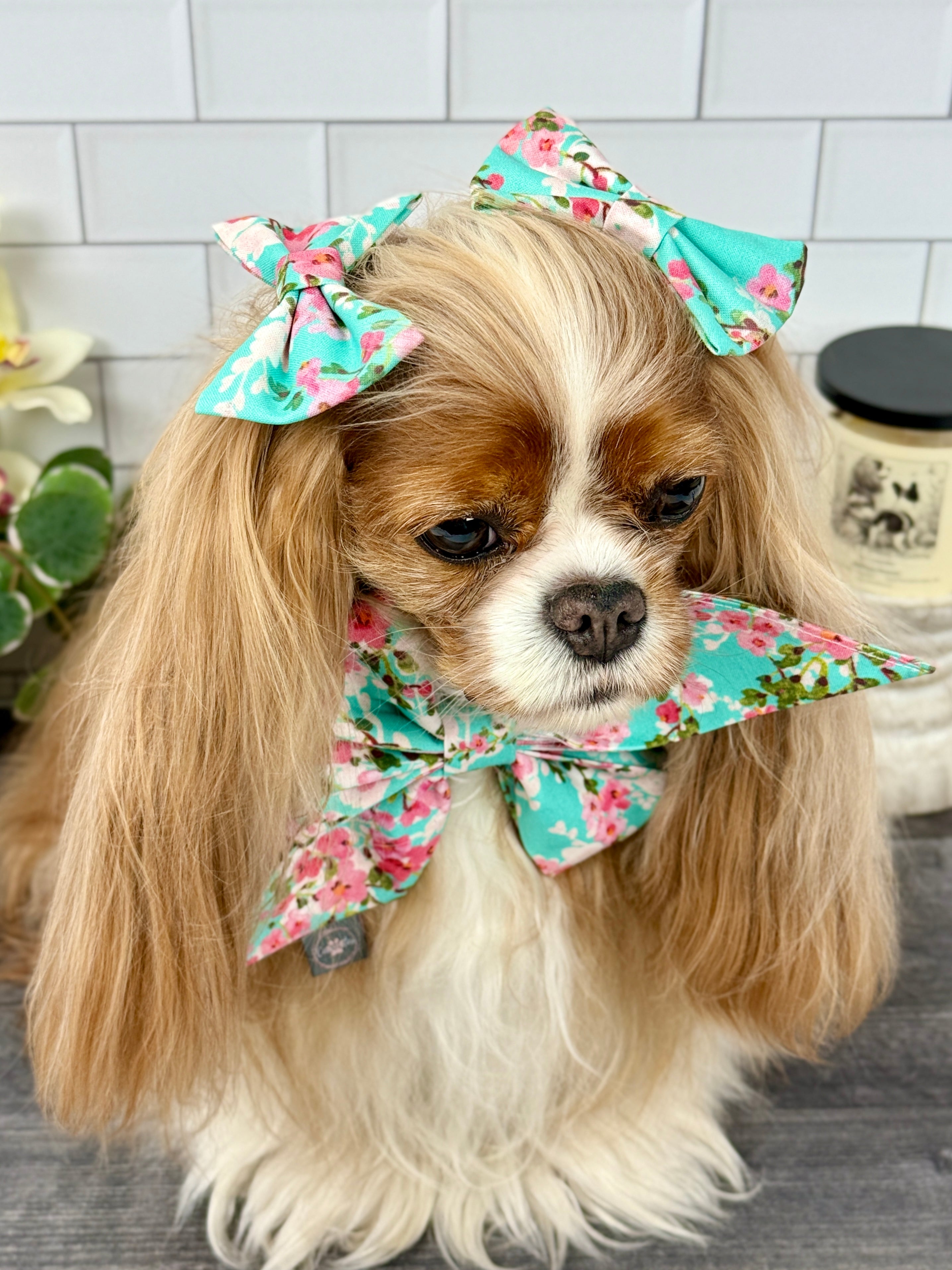 Accessories are a Must Hair Bows - Sakura Skies & Cherry Blossom Confetti