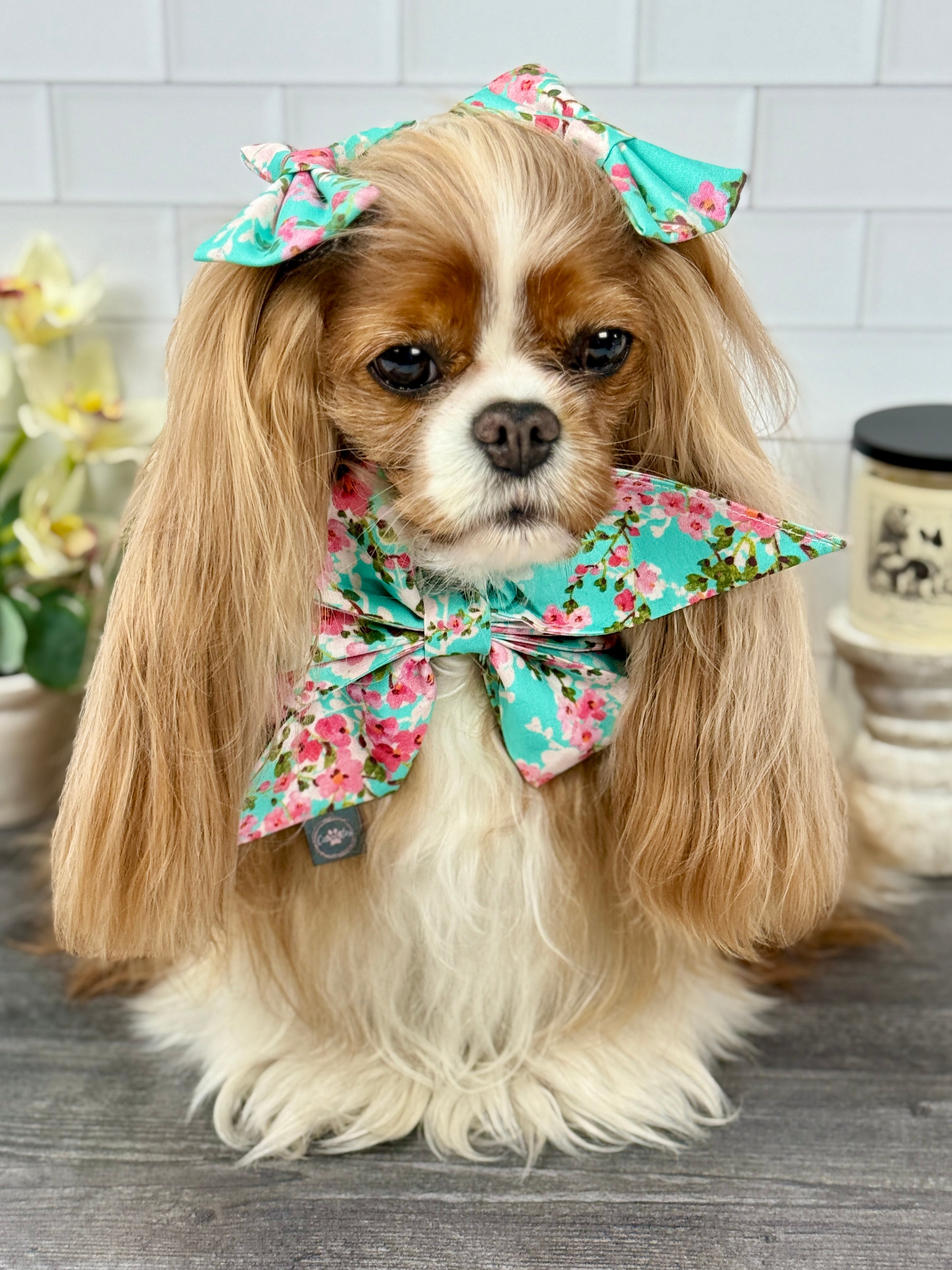 Accessories are a Must Hair Bows - Sakura Skies & Cherry Blossom Confetti