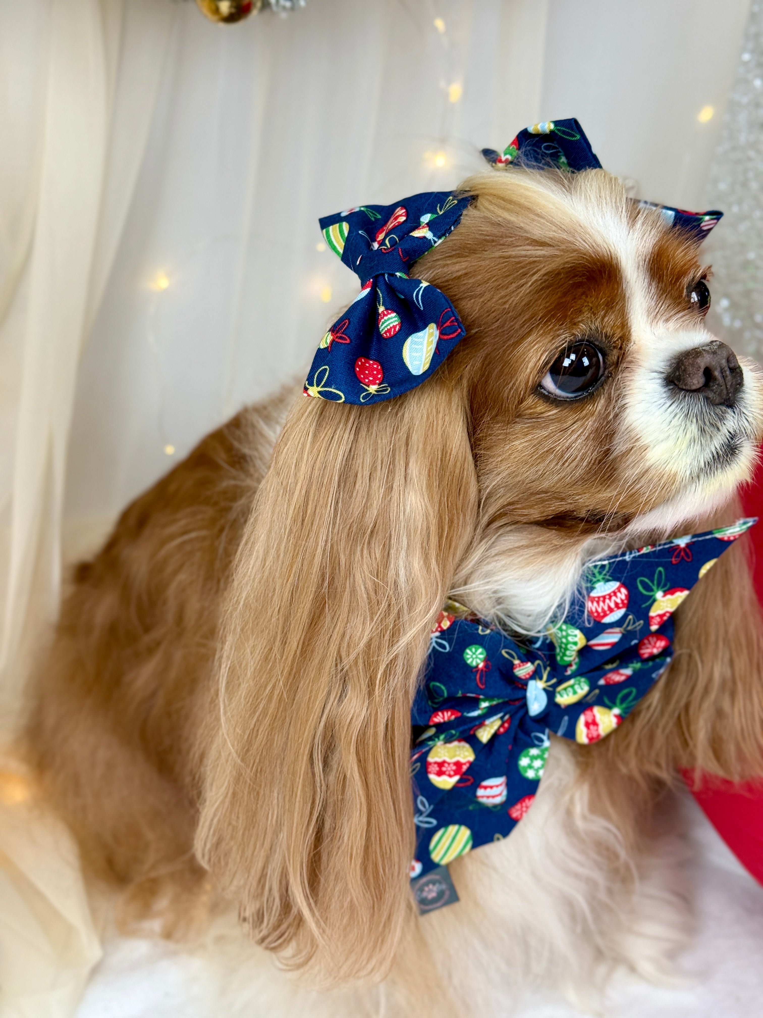 Accessories are a Must Hair Bows - Deck the Halls and Trim the Tree