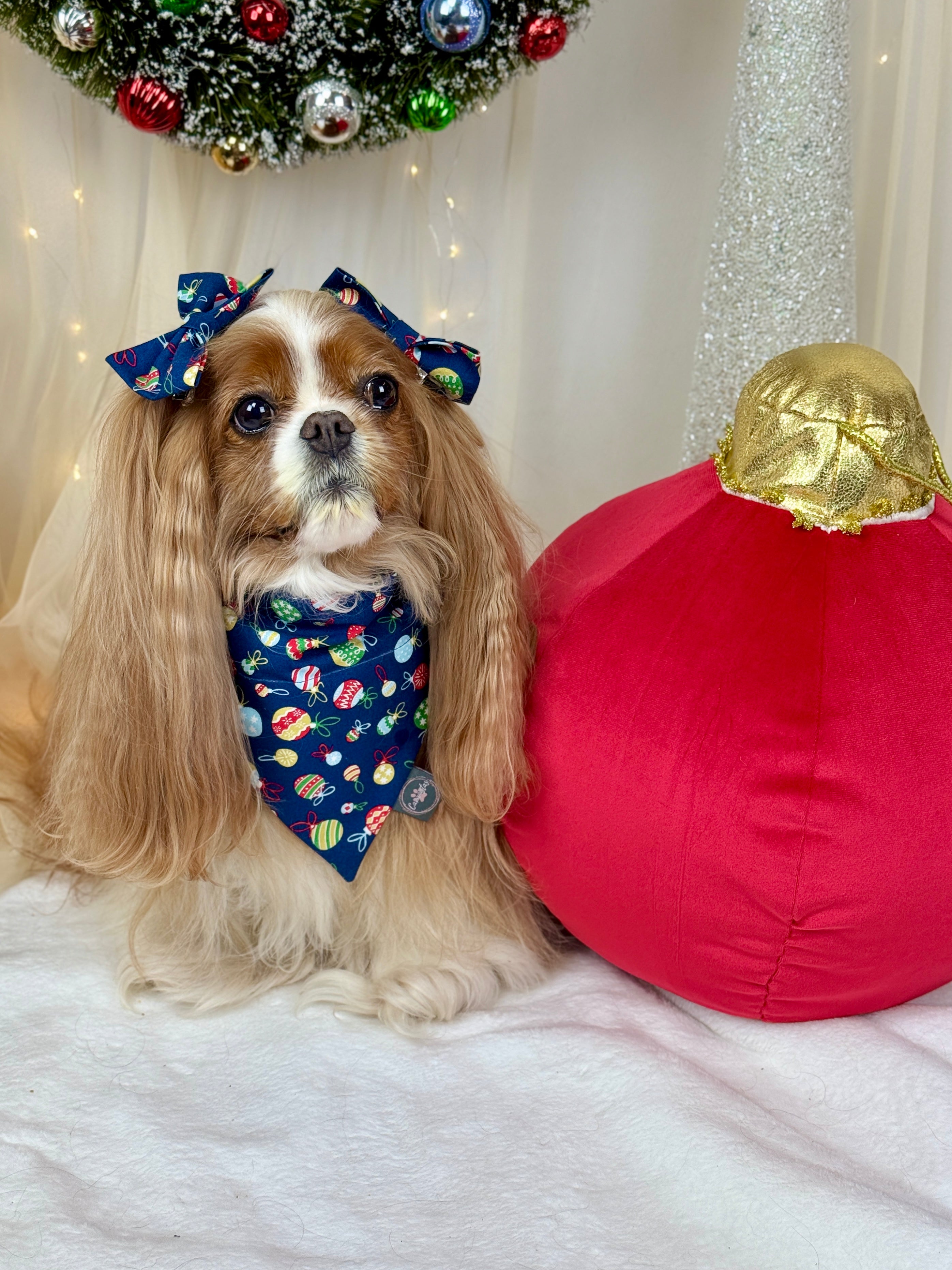 Intermission Wardrobe Change Reversible Bandana - Deck the Halls & Trim the Tree