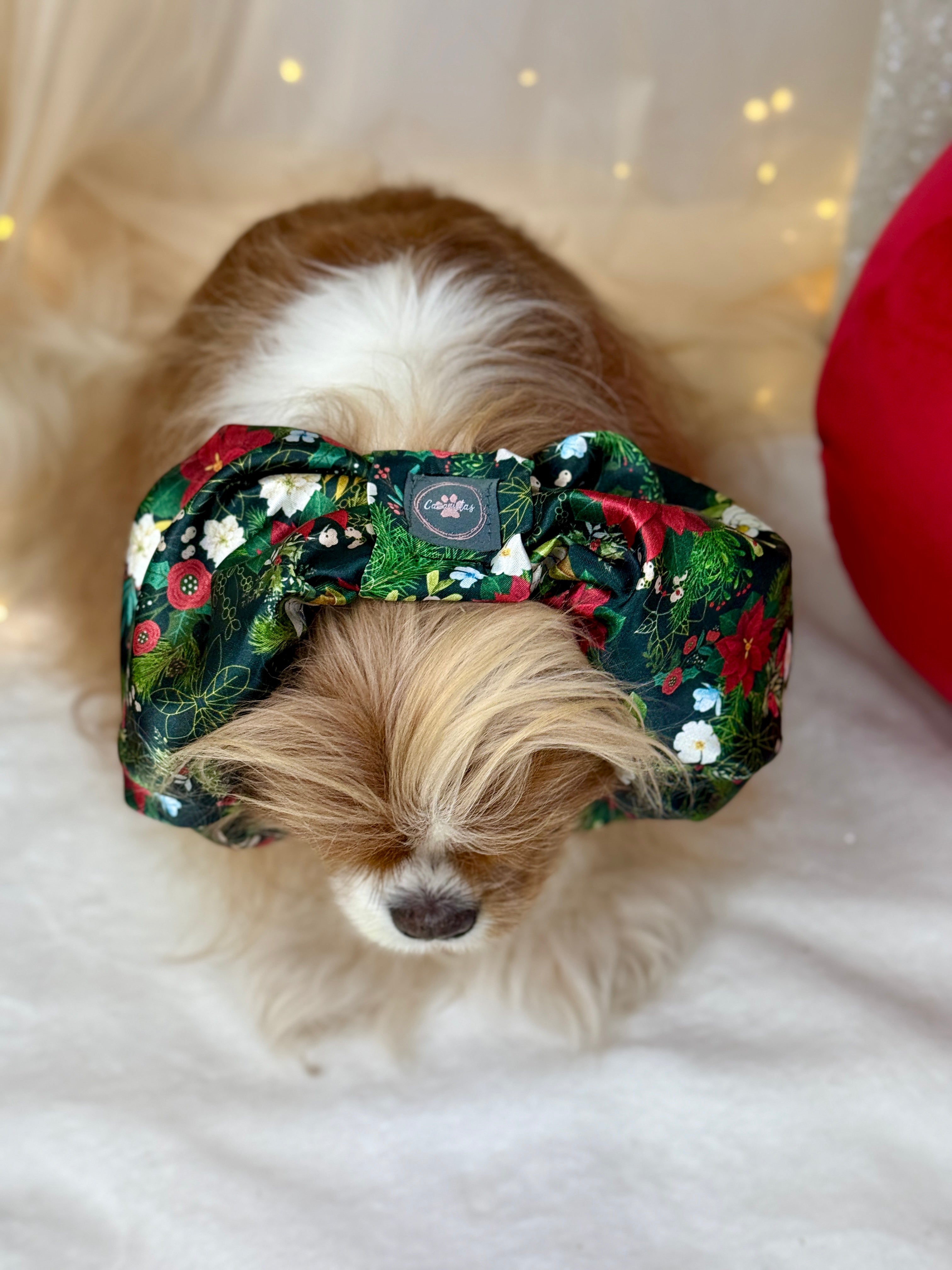 The Long Ear Struggles are Real Snood - Midnight Winter Garden