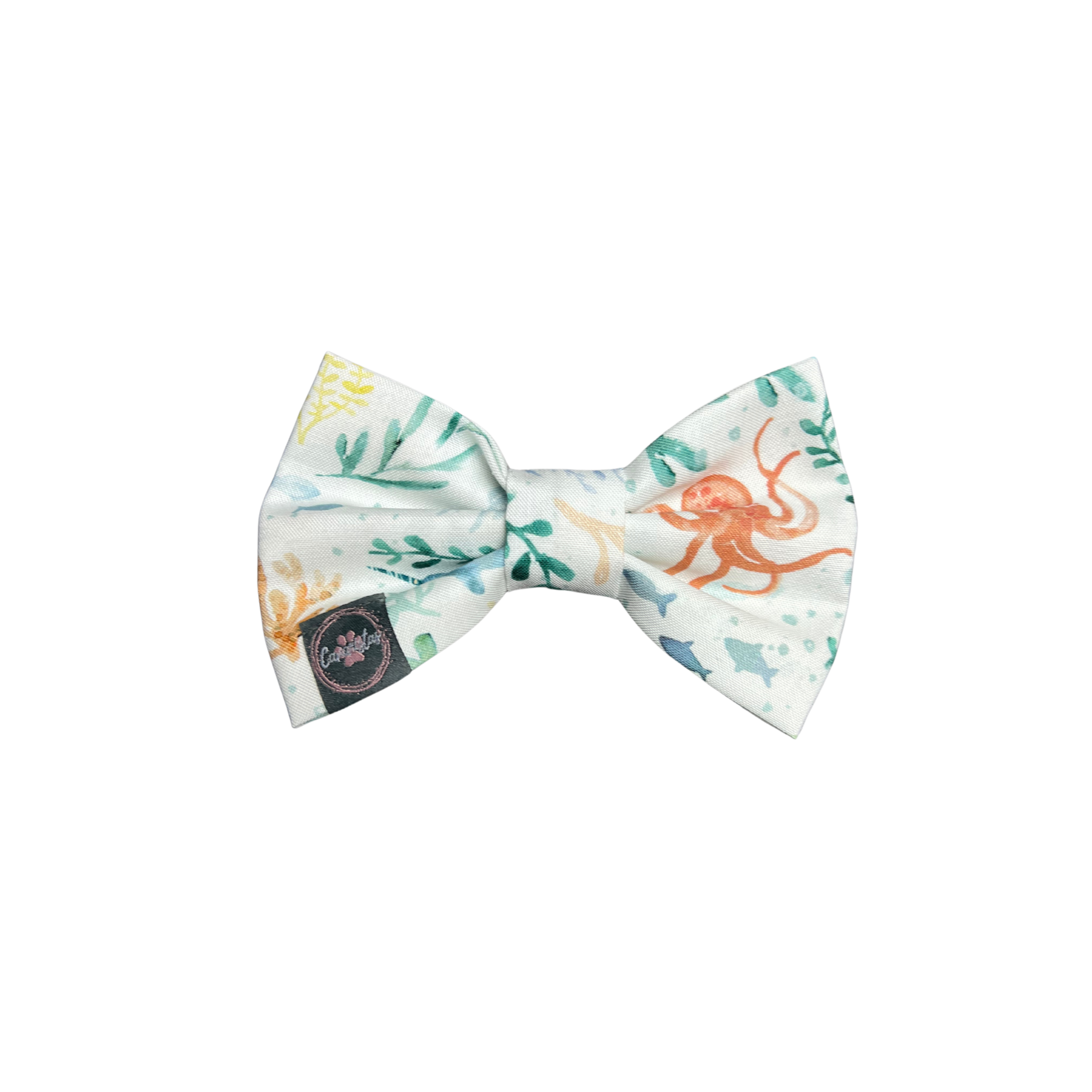 Dress to Impress Bow Tie - Sea Creatures & Narwhal Waves