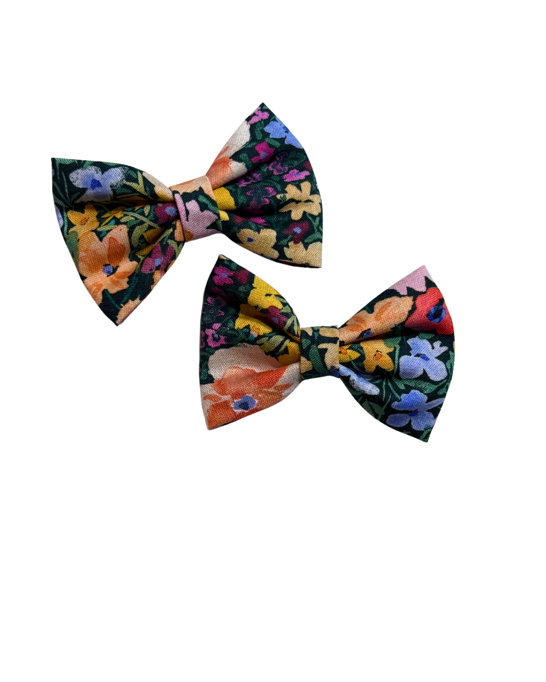 Accessories are a Must Hair Bows - Wildflower Meadow & Carolina Skies Gingham