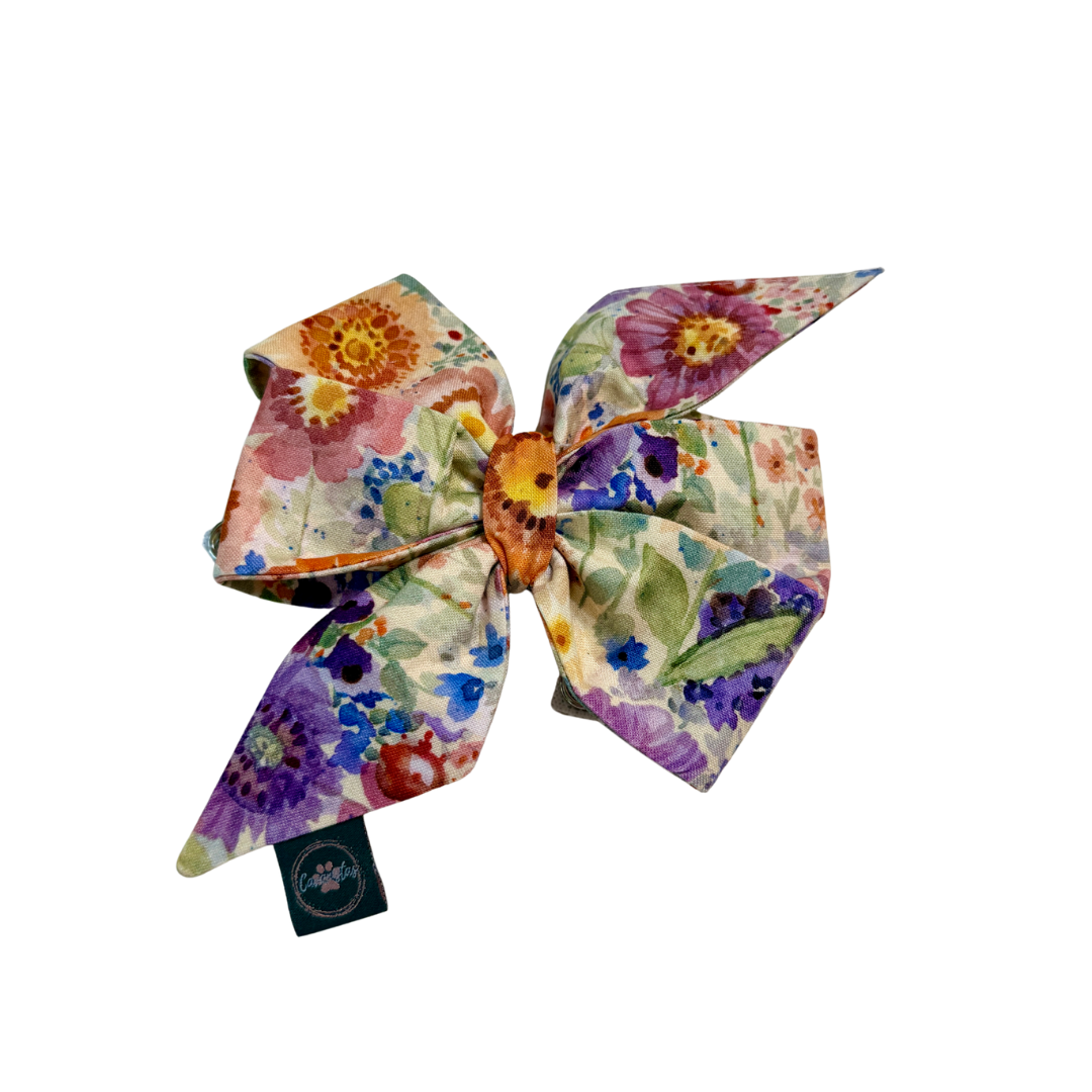Strike a Pose Bow - Sunset Bouquet or Pumpkin Gingham