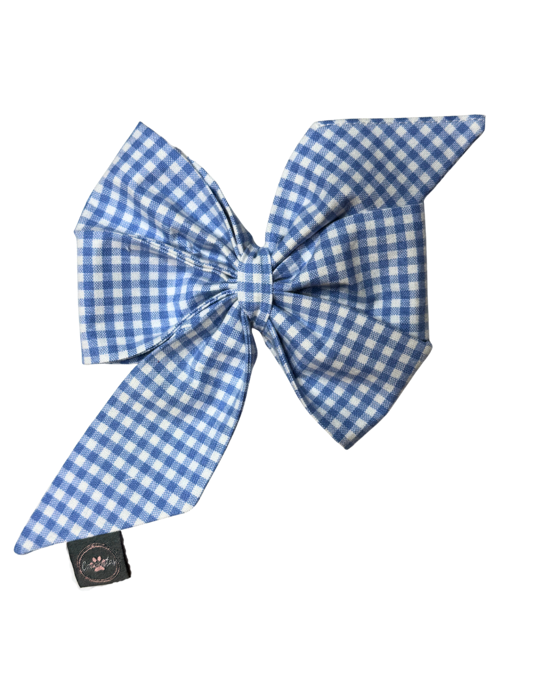 Strike a Pose Bow - Wildflower Meadow & Carolina Skies Gingham