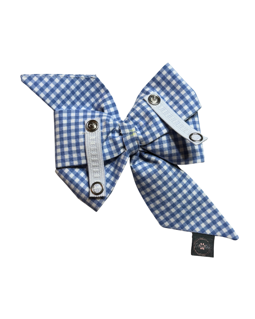 Strike a Pose Bow - Wildflower Meadow & Carolina Skies Gingham