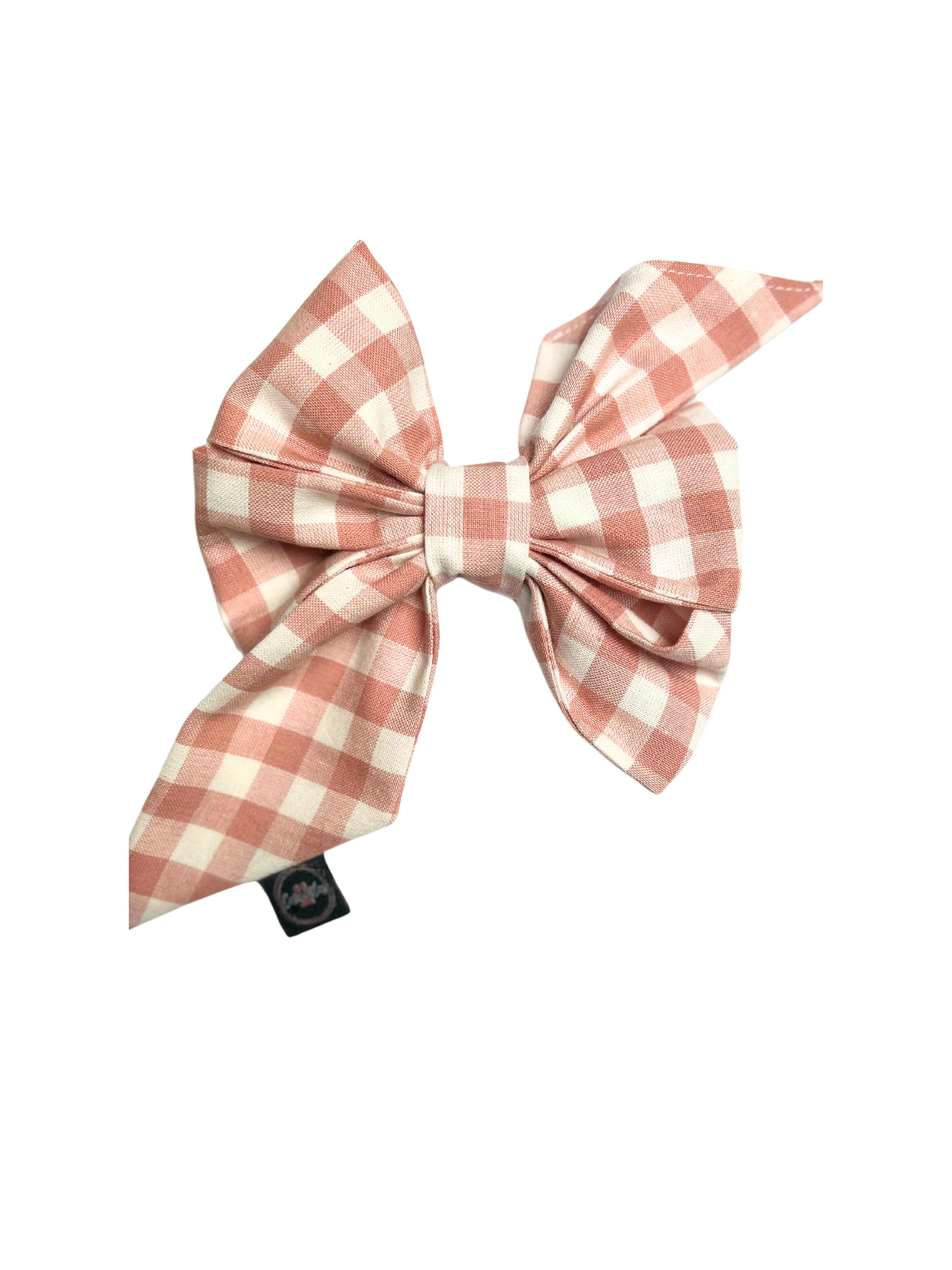 Strike a Pose Bow - Summer Botanicals & Rose Gingham