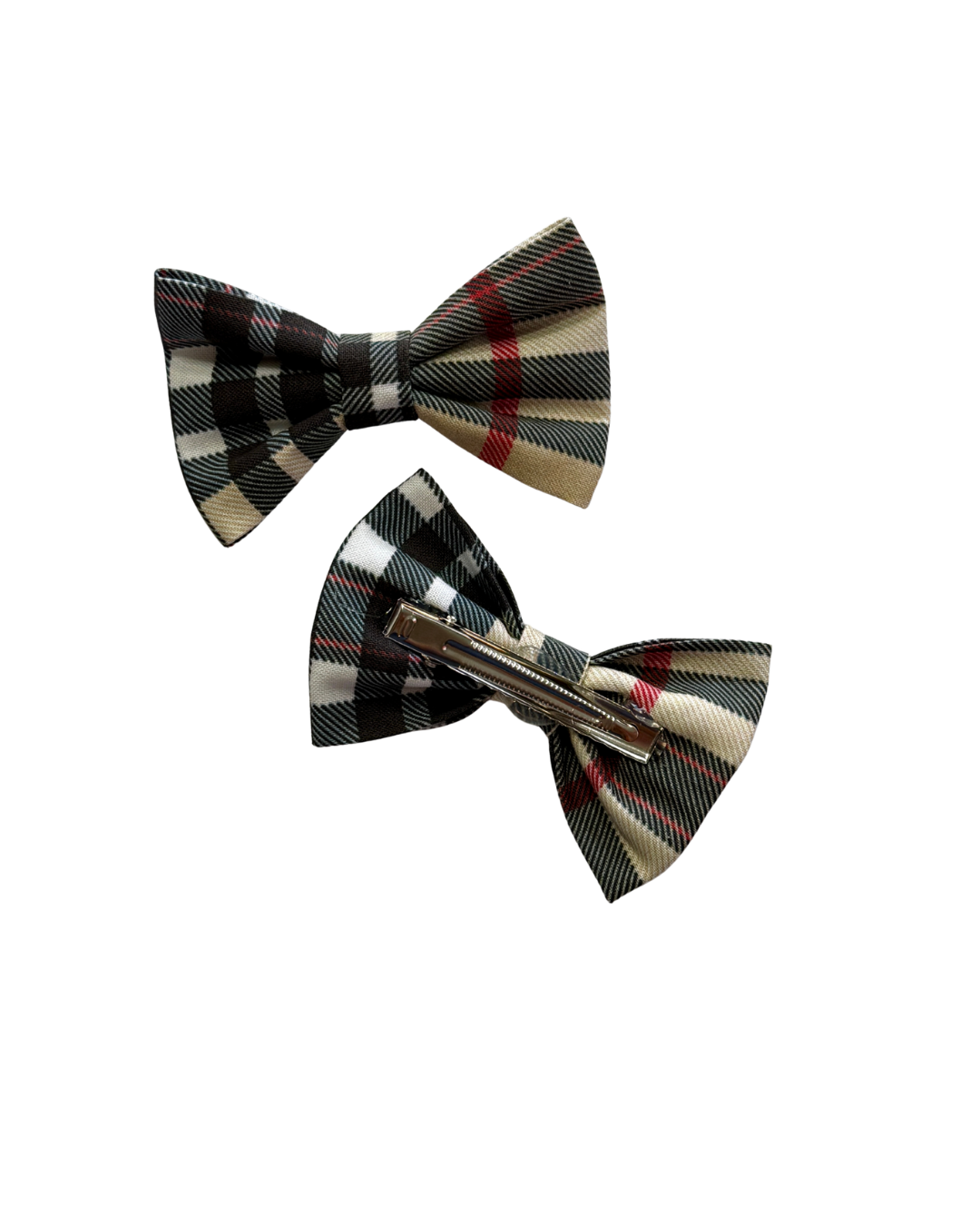 Accessories are a Must Hair Bows - Furberry Plaid