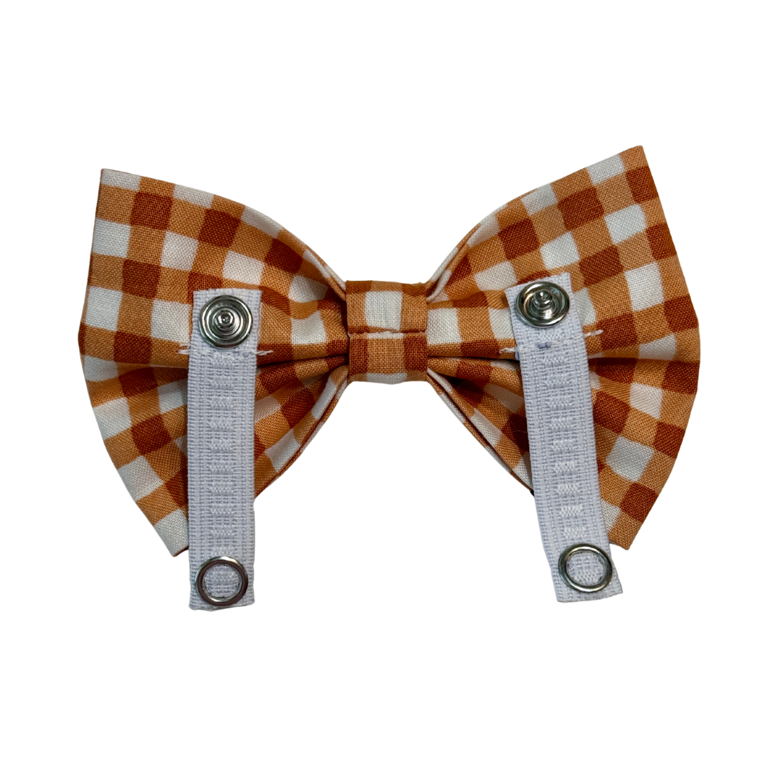Dress to Impress Bow Tie - Sunset Bouquet or Pumpkin Gingham