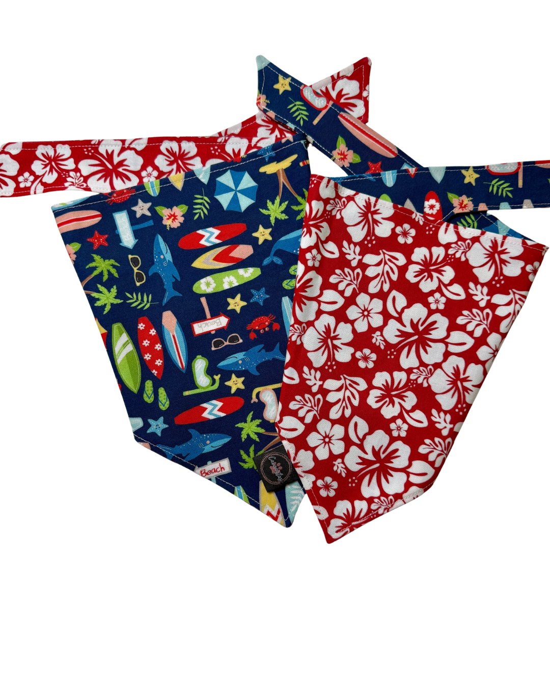 Intermission Wardrobe Change Reversible Bandana - Surf Club Honolulu & Aloha
