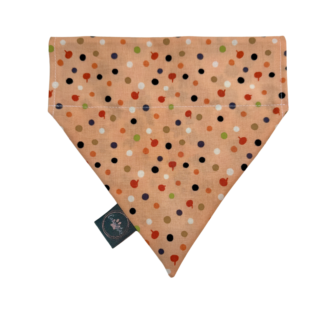 Intermission Wardrobe Change Reversible Bandana - Sunset Bouquet & Pumpkin Gingham