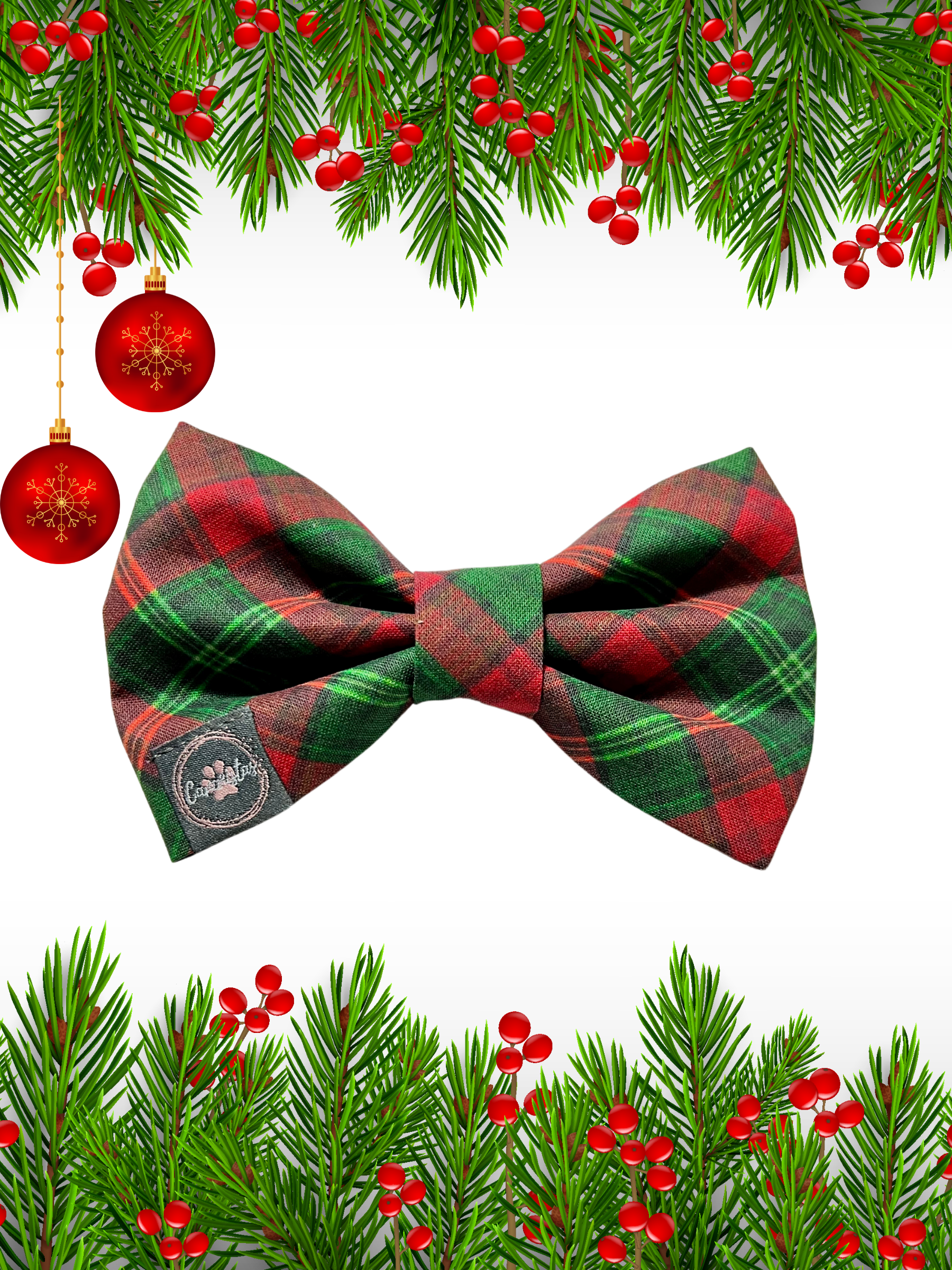 Dress to Impress Bow Tie - Holiday Tartan