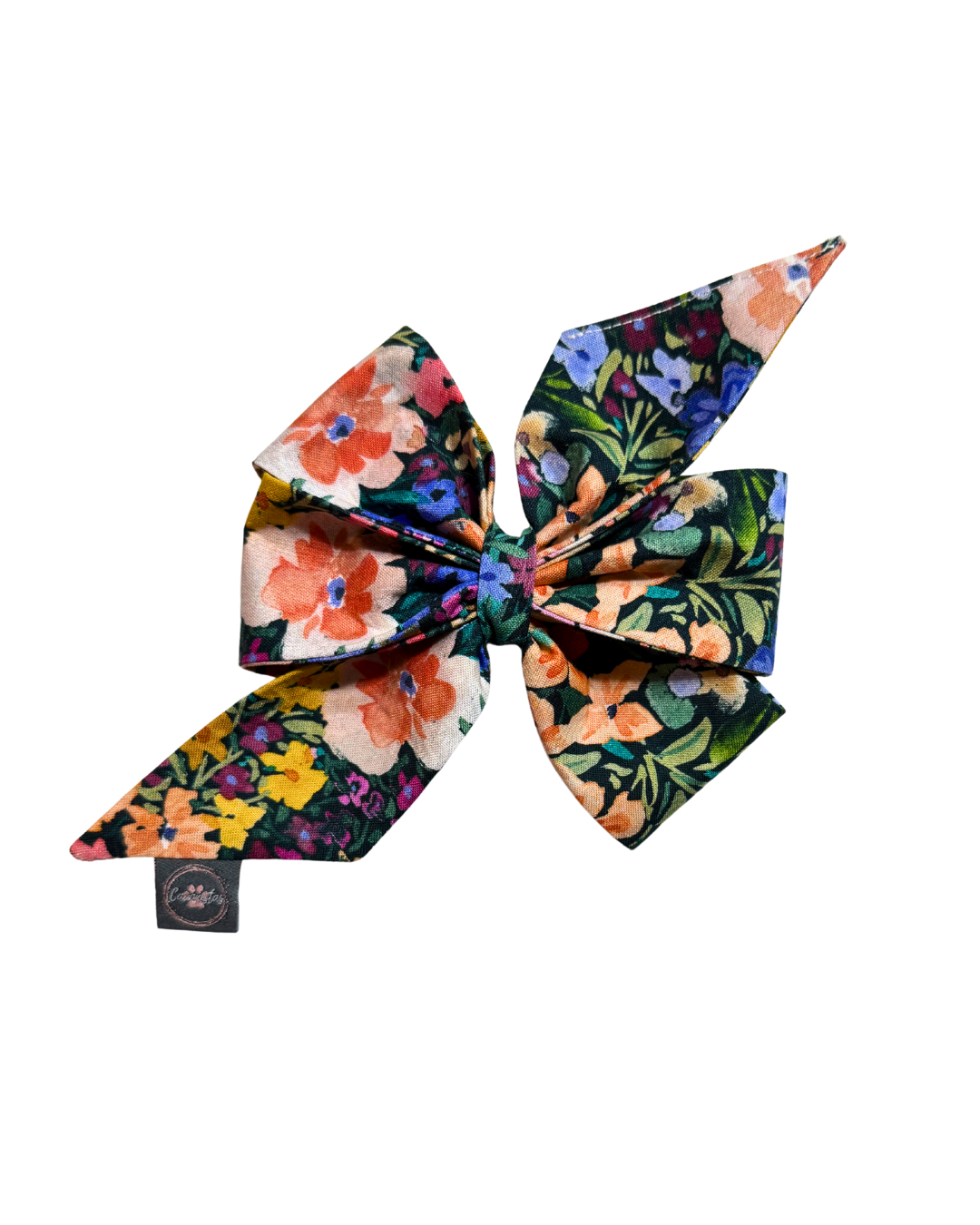 Strike a Pose Bow - Wildflower Meadow & Carolina Skies Gingham