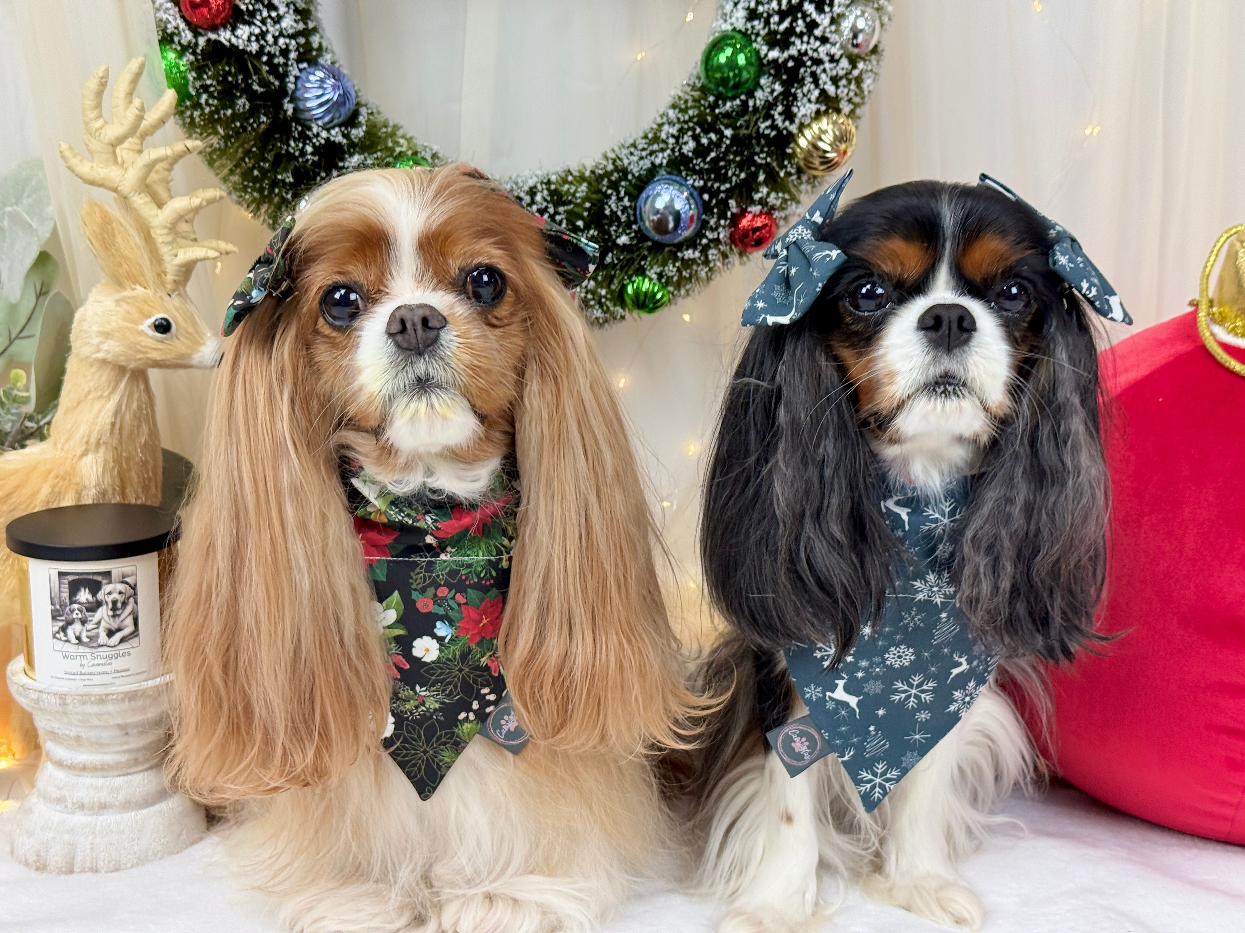 Intermission Wardrobe Change Reversible Bandana - Midnight Winter Garden & Twilight Sleigh Ride