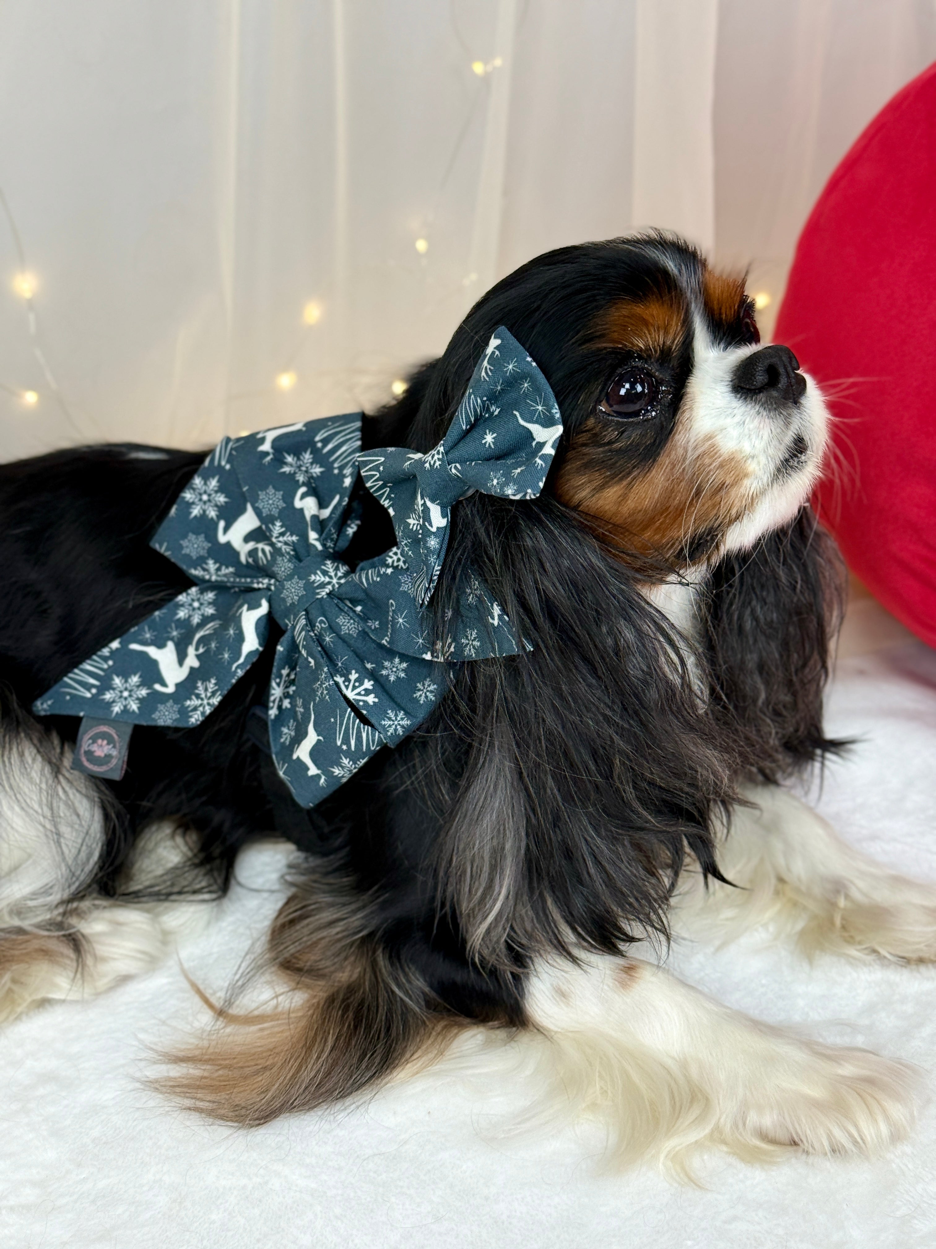 Strike a Pose Bow - Midnight Winter Garden or Twilight Sleigh Ride