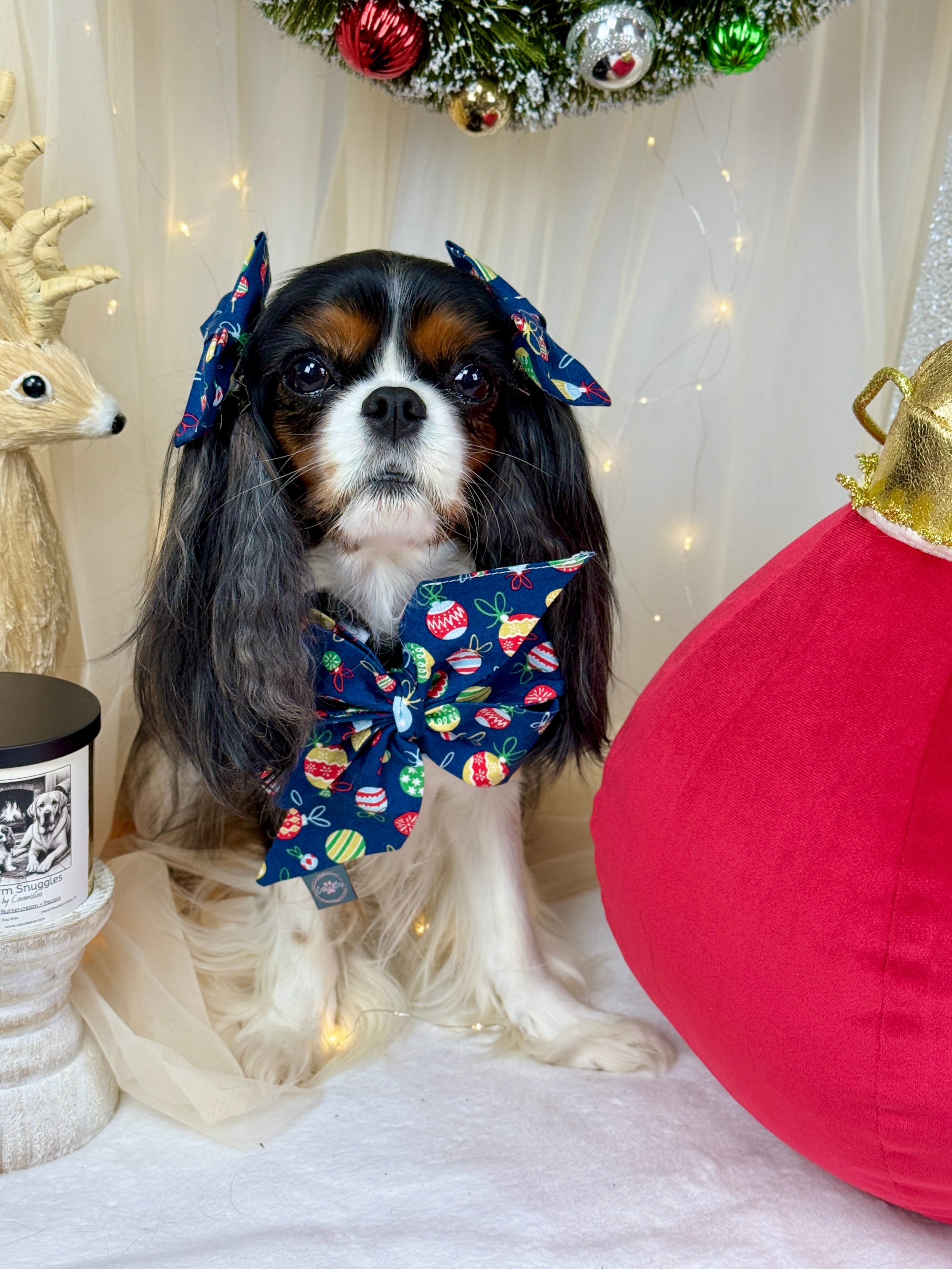 Accessories are a Must Hair Bows - Deck the Halls and Trim the Tree