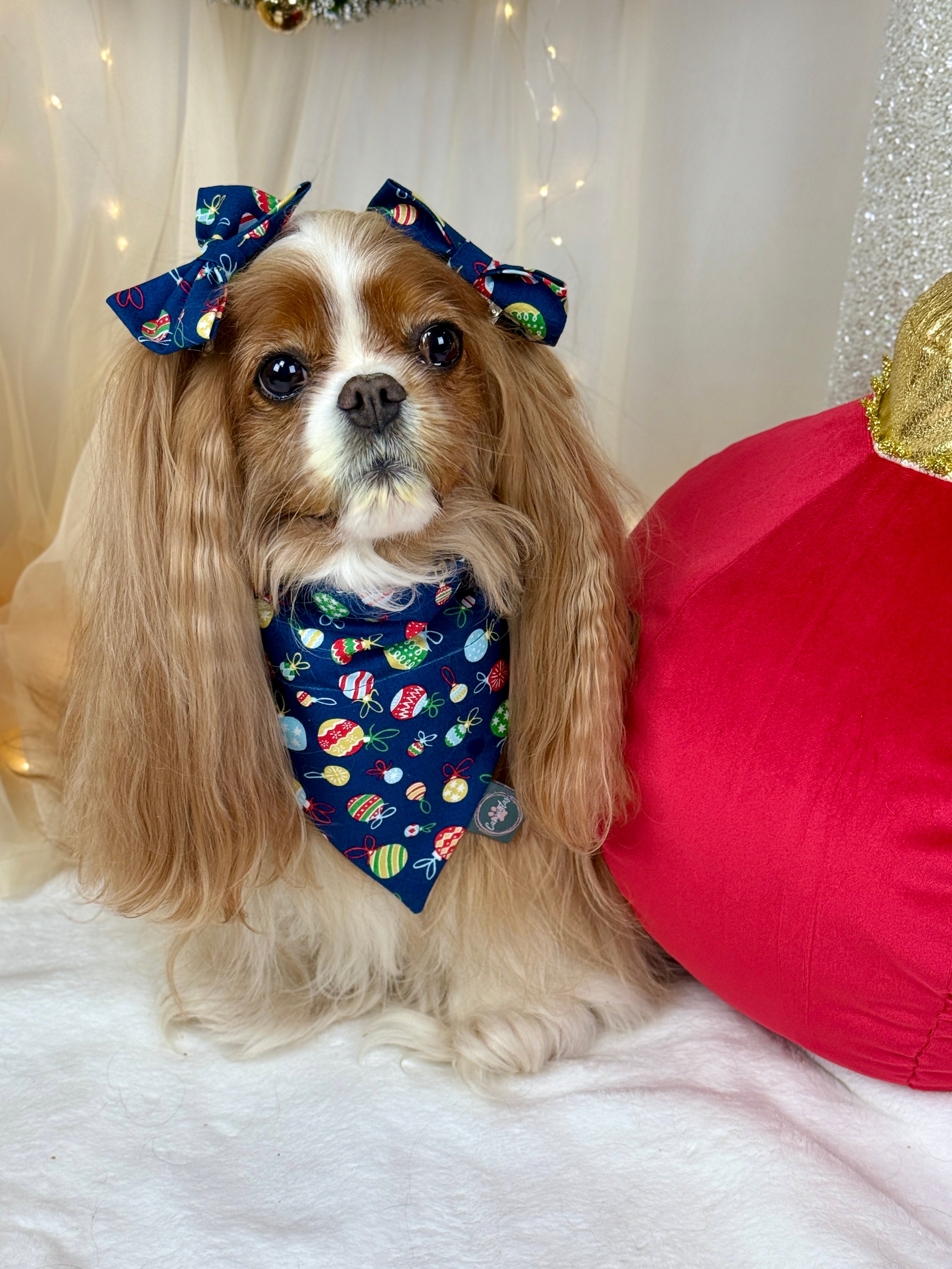 Intermission Wardrobe Change Reversible Bandana - Deck the Halls & Trim the Tree