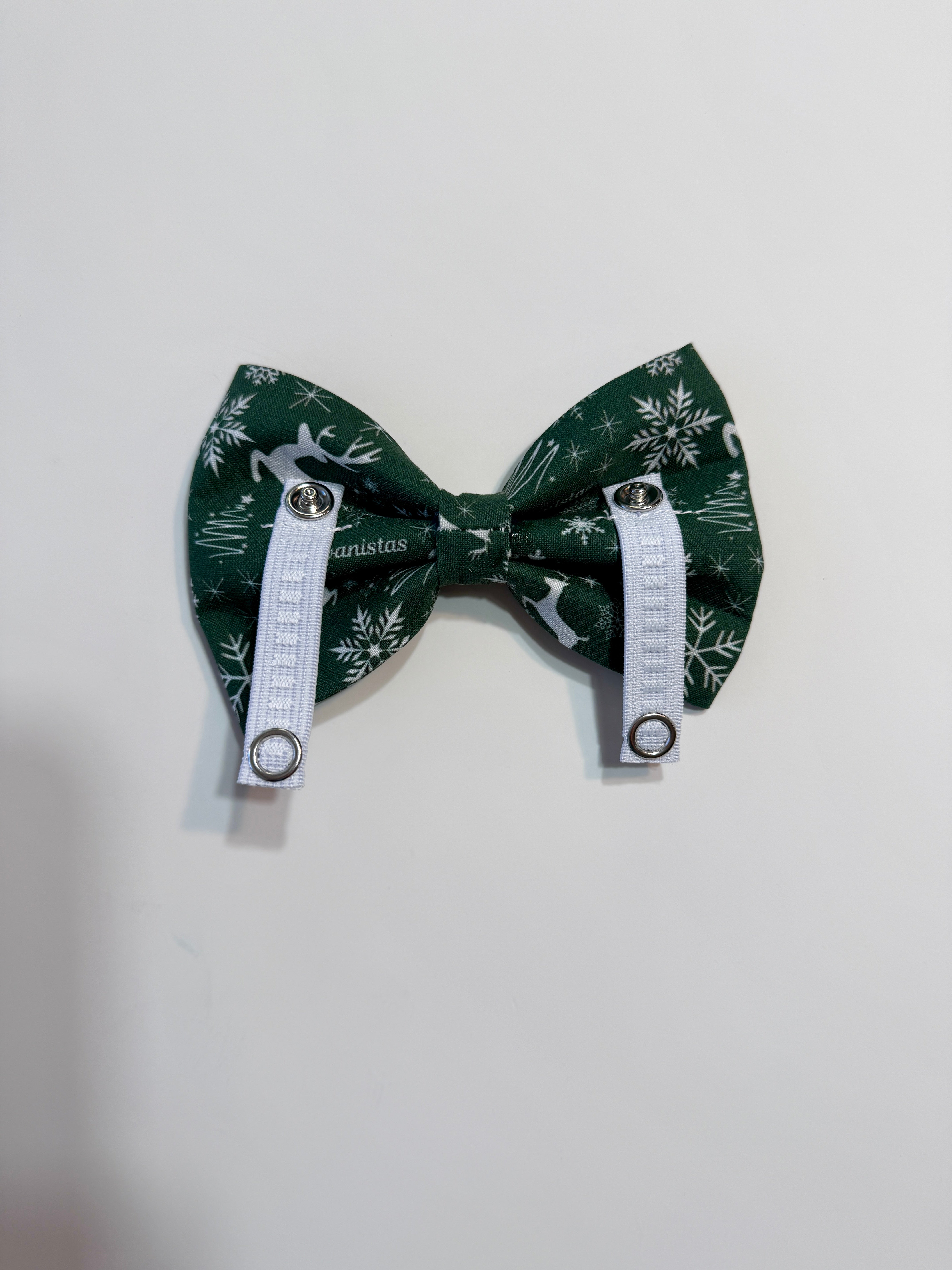 Dressed to Impress Bow Tie - Crimson Winter Garden or Evergreen Sleigh Ride