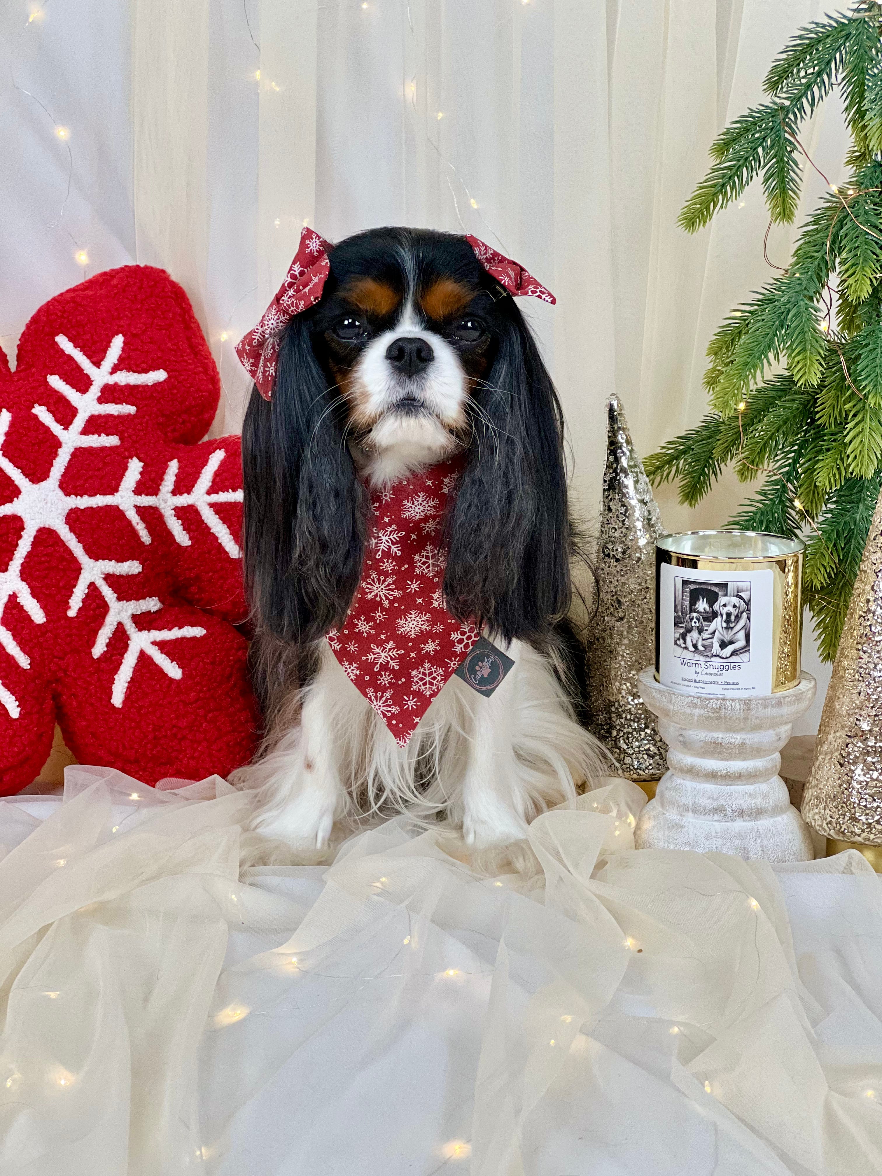 Intermission Wardrobe Change Reversible Bandana - Festive Baubles & Snow Flurries