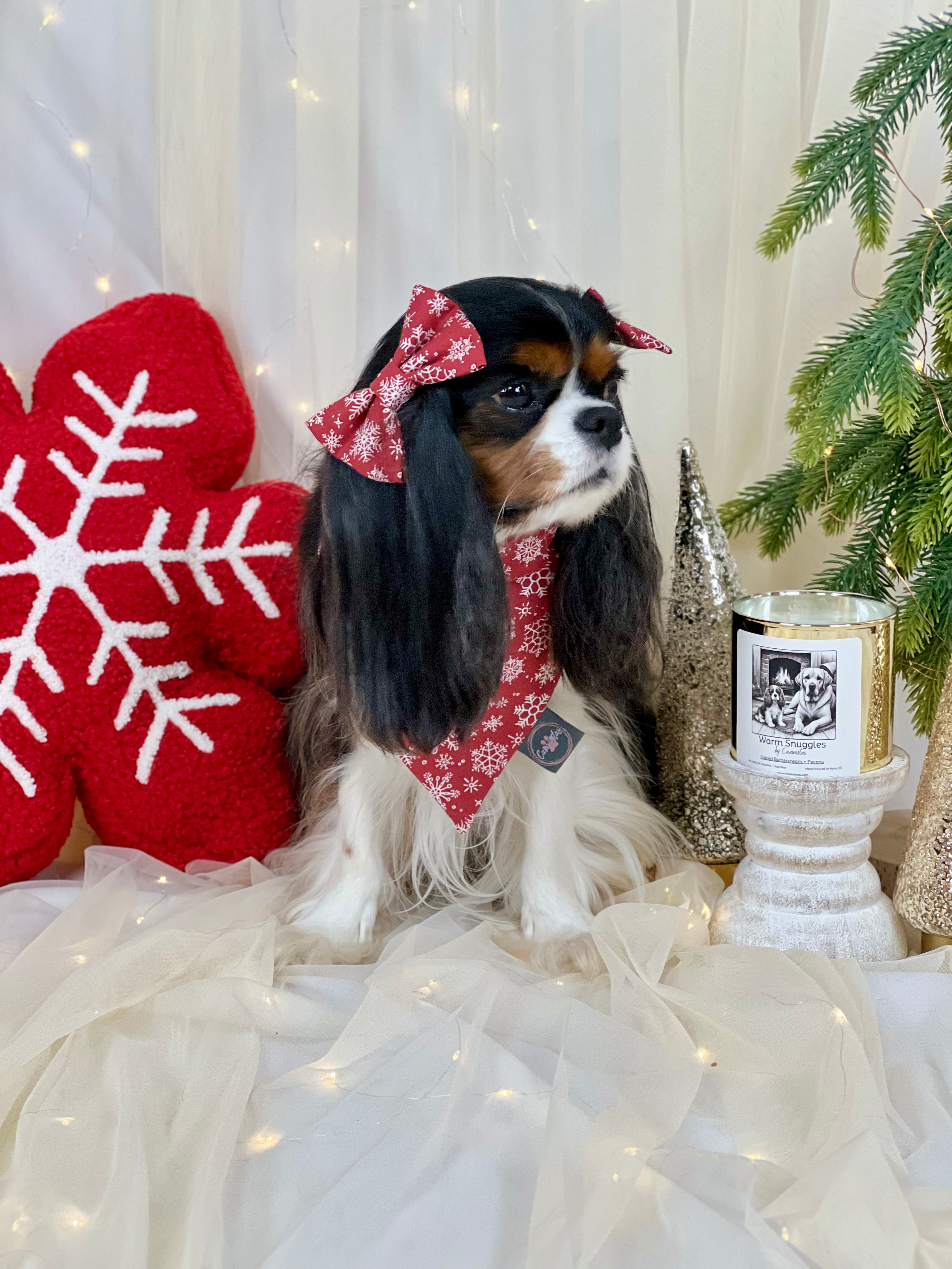 Accessories are a Must Hair Bows - Festive Baubles & Snow Flurries