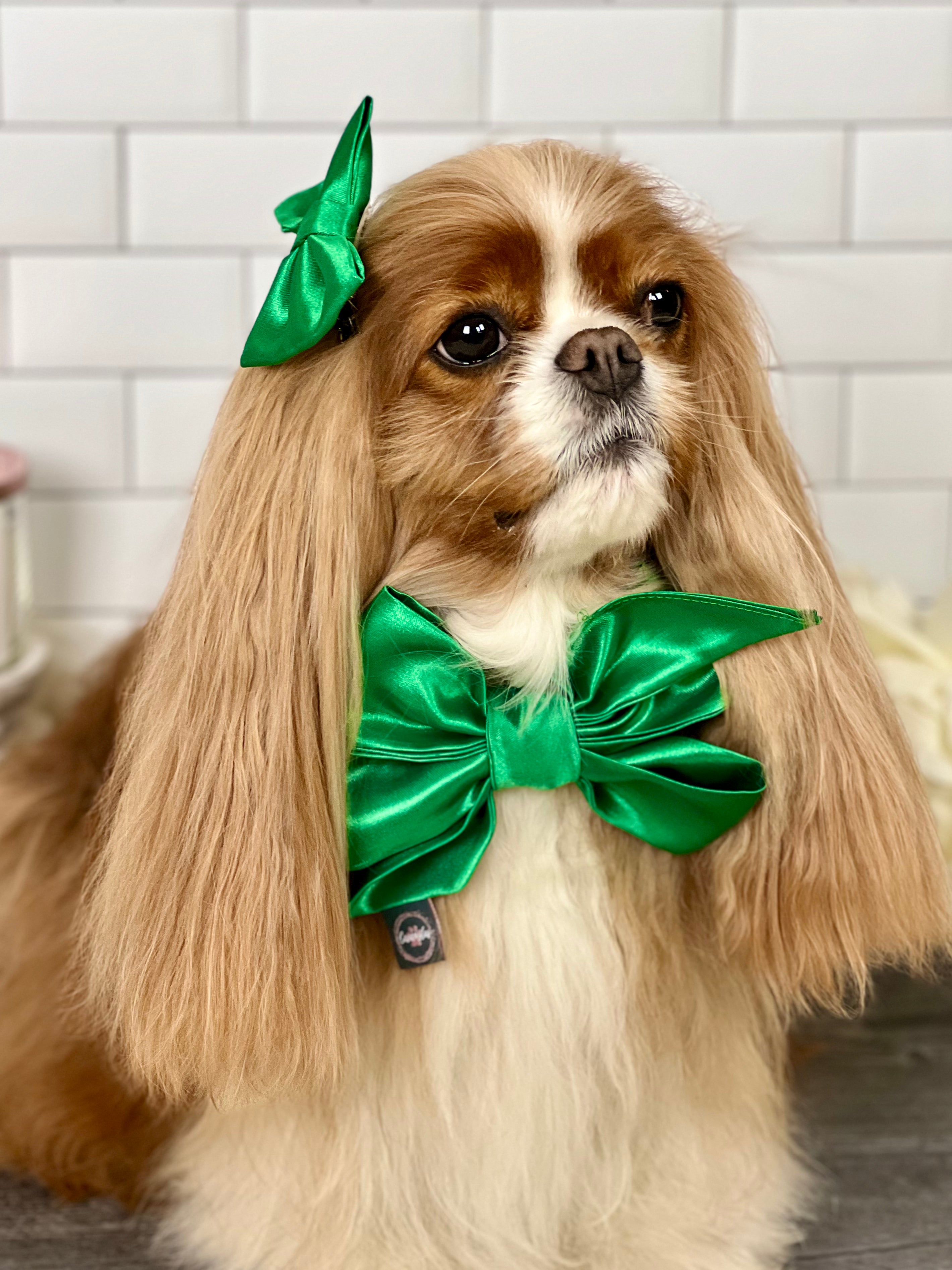 Accessories are a Must Hair Bows - Emeralds are always in Style