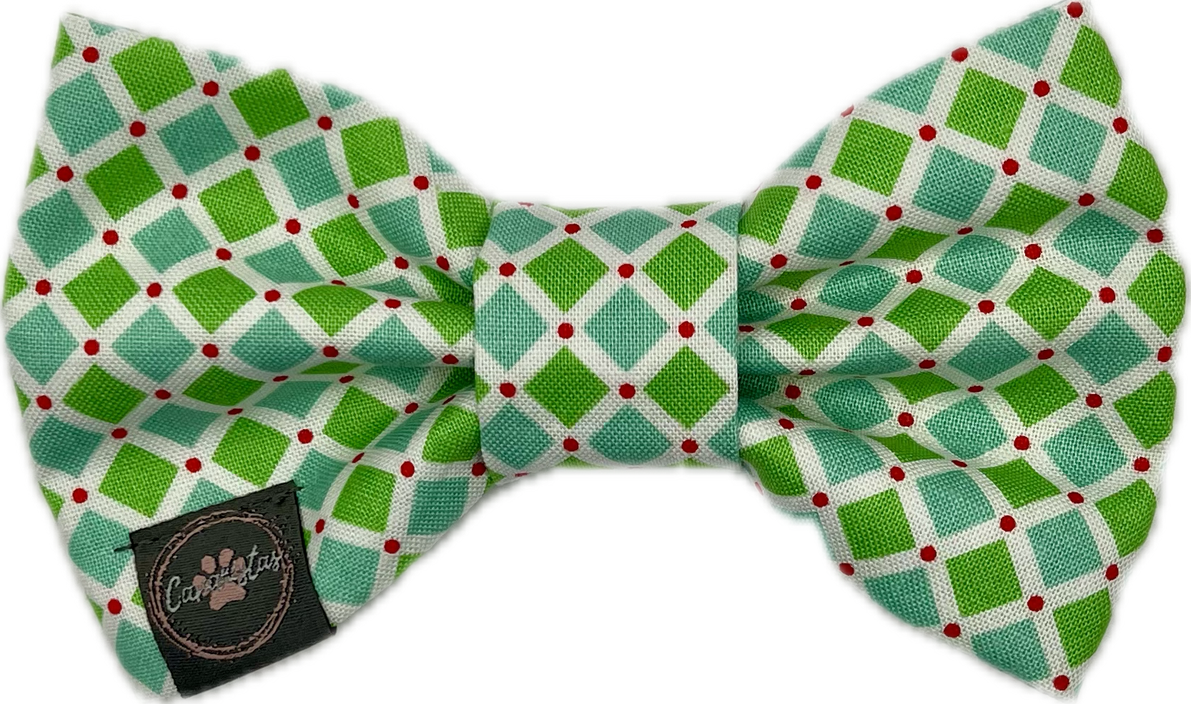 Dress to Impress Bow Tie - Mint Diamonds & Raspberry Blossoms