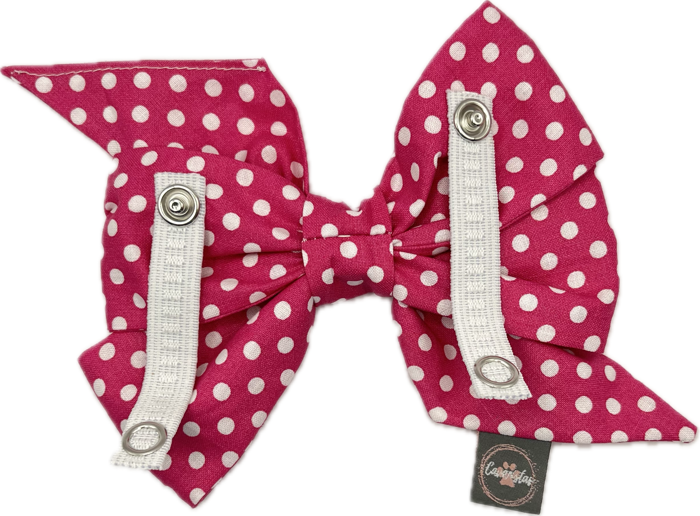 Strike a Pose Bow - Pink Polka Dots & Pastel Paisleys