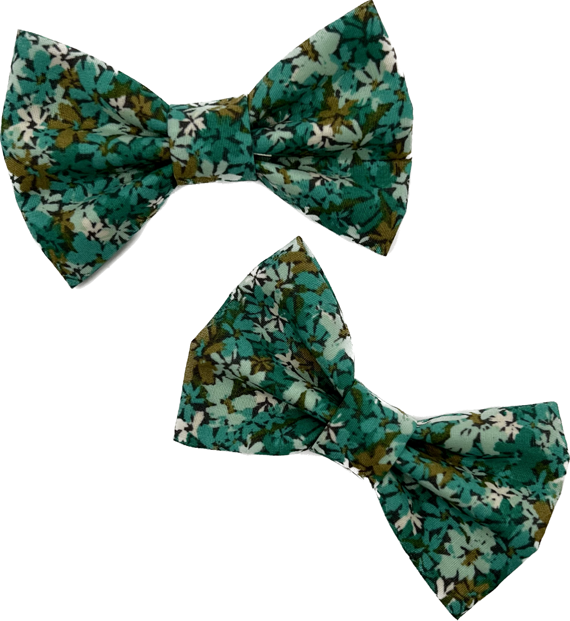 Accessories are a Must Hair Bows - Frosted Jade Leaves or Frosted Jade Garden