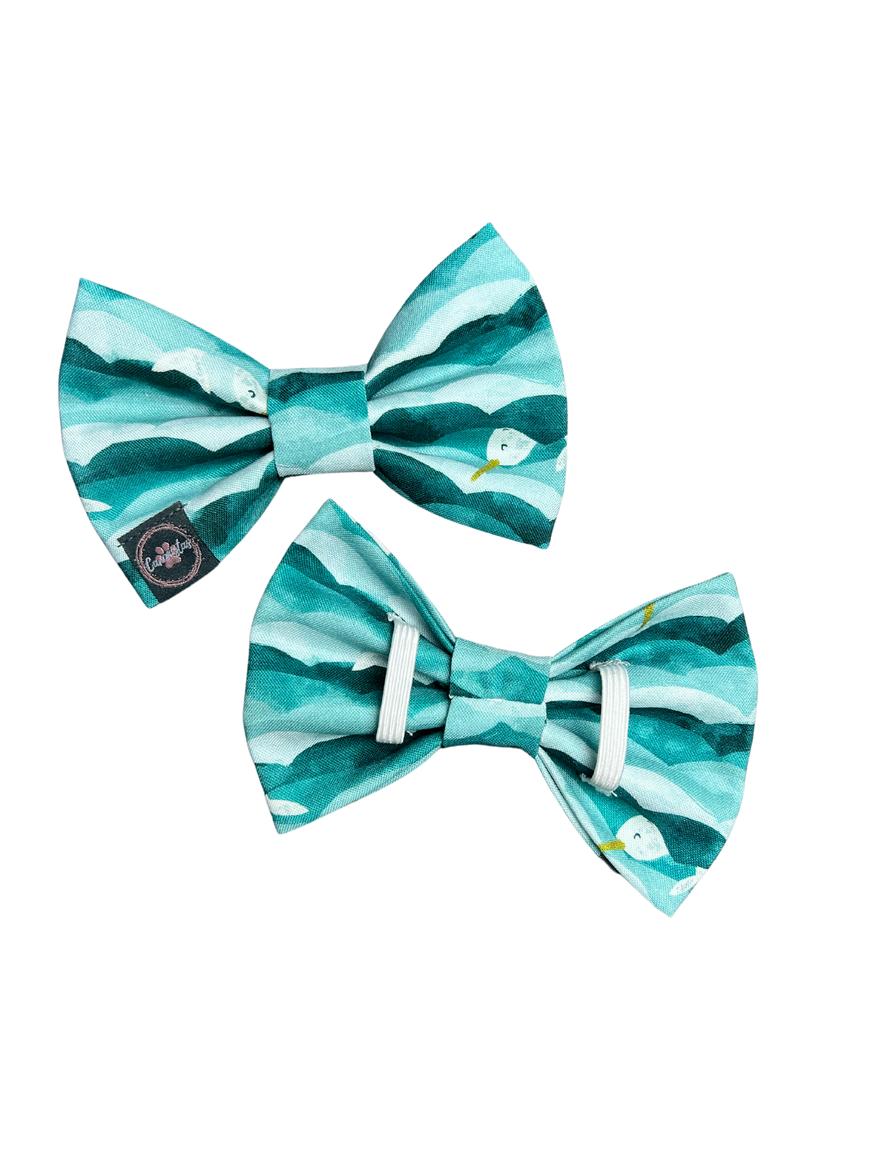 Dress to Impress Bow Tie - Sea Creatures & Narwhal Waves