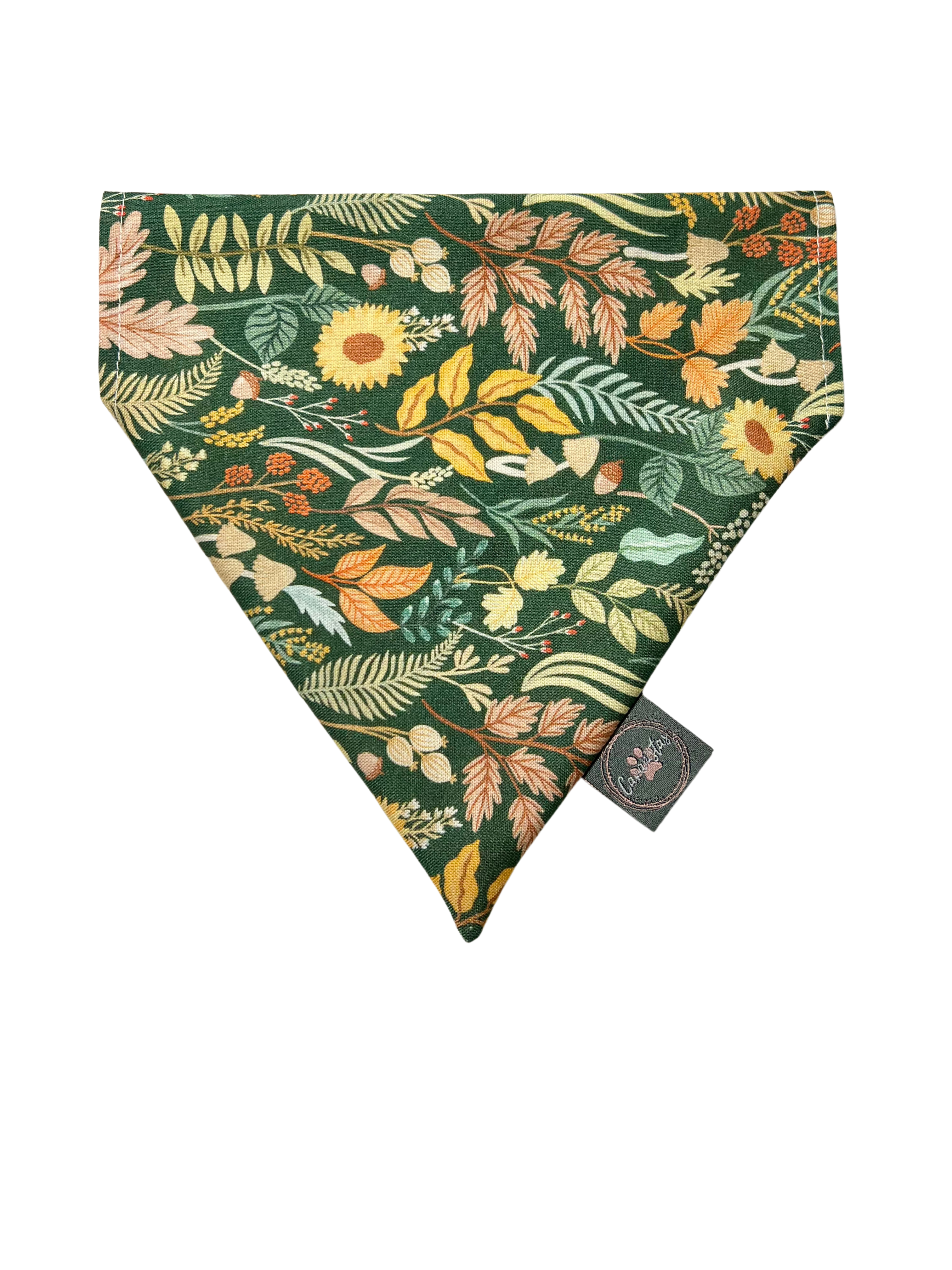 Intermission Wardrobe Change Reversible Bandana - Fall Foliage & Fall Stripes